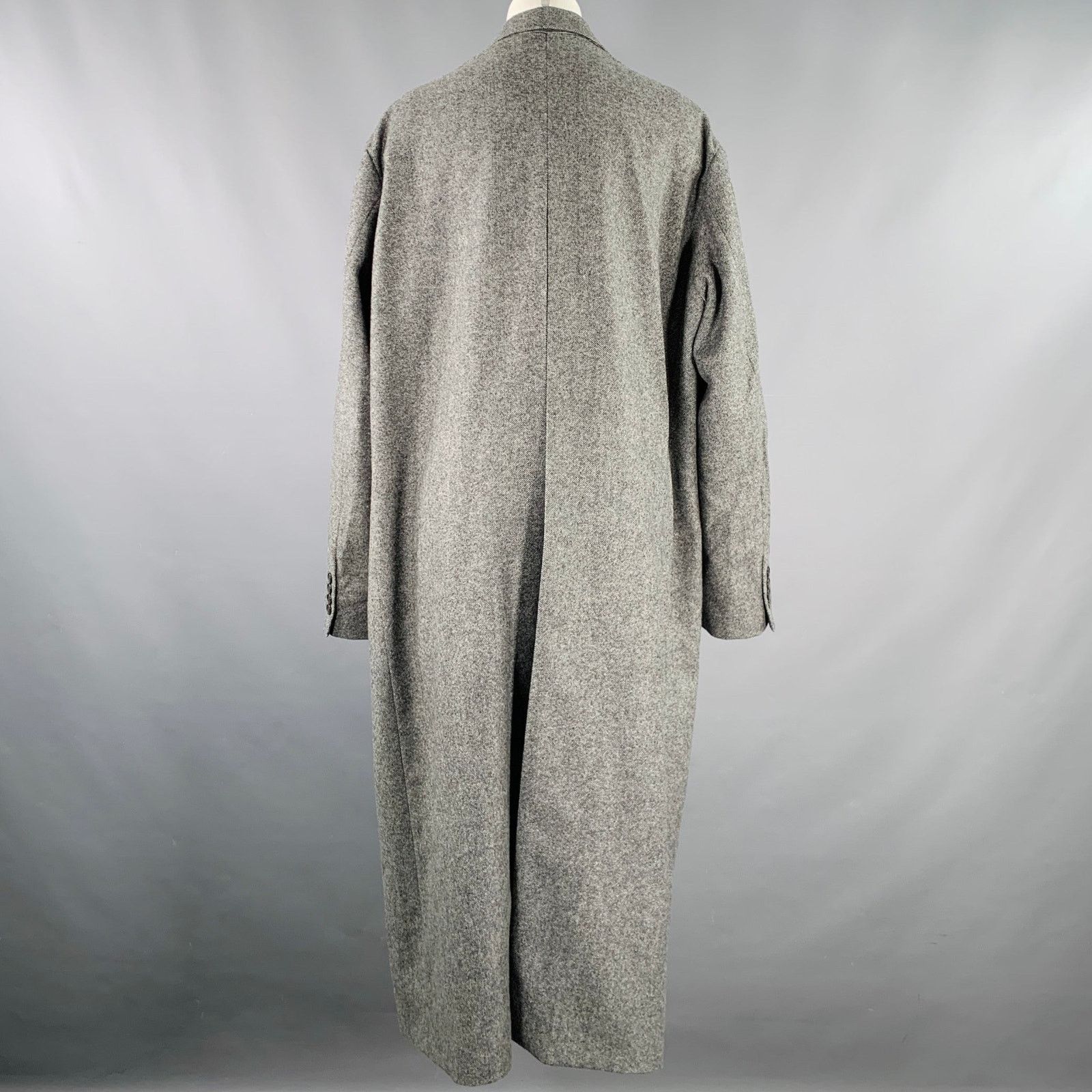 rokh ROKH Size S Grey Wool Tweed Oversized Coat Size S / US 4 / IT 40 - 3 Thumbnail