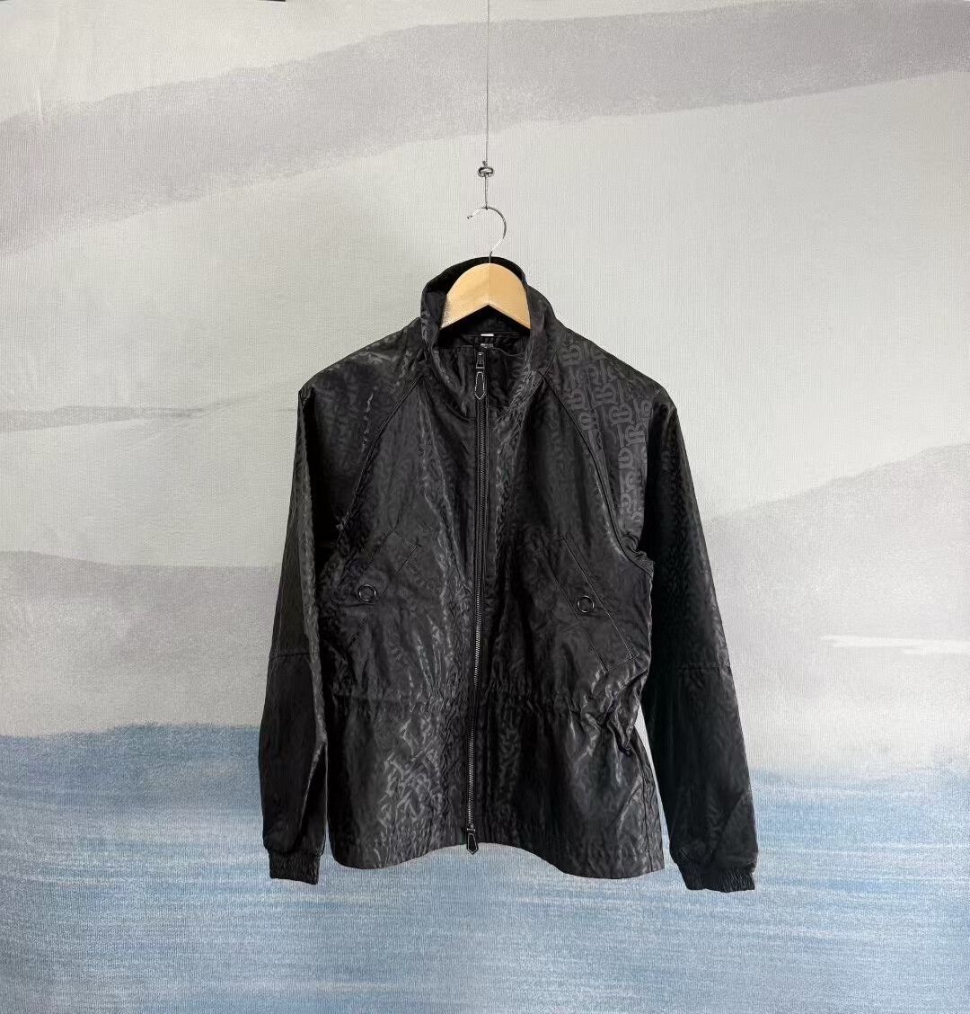 Burberry Burberry Black TB Patterned Waist Nylon Jacket Size XS / US 0-2 / IT 36-38 - 1 Thumbnail