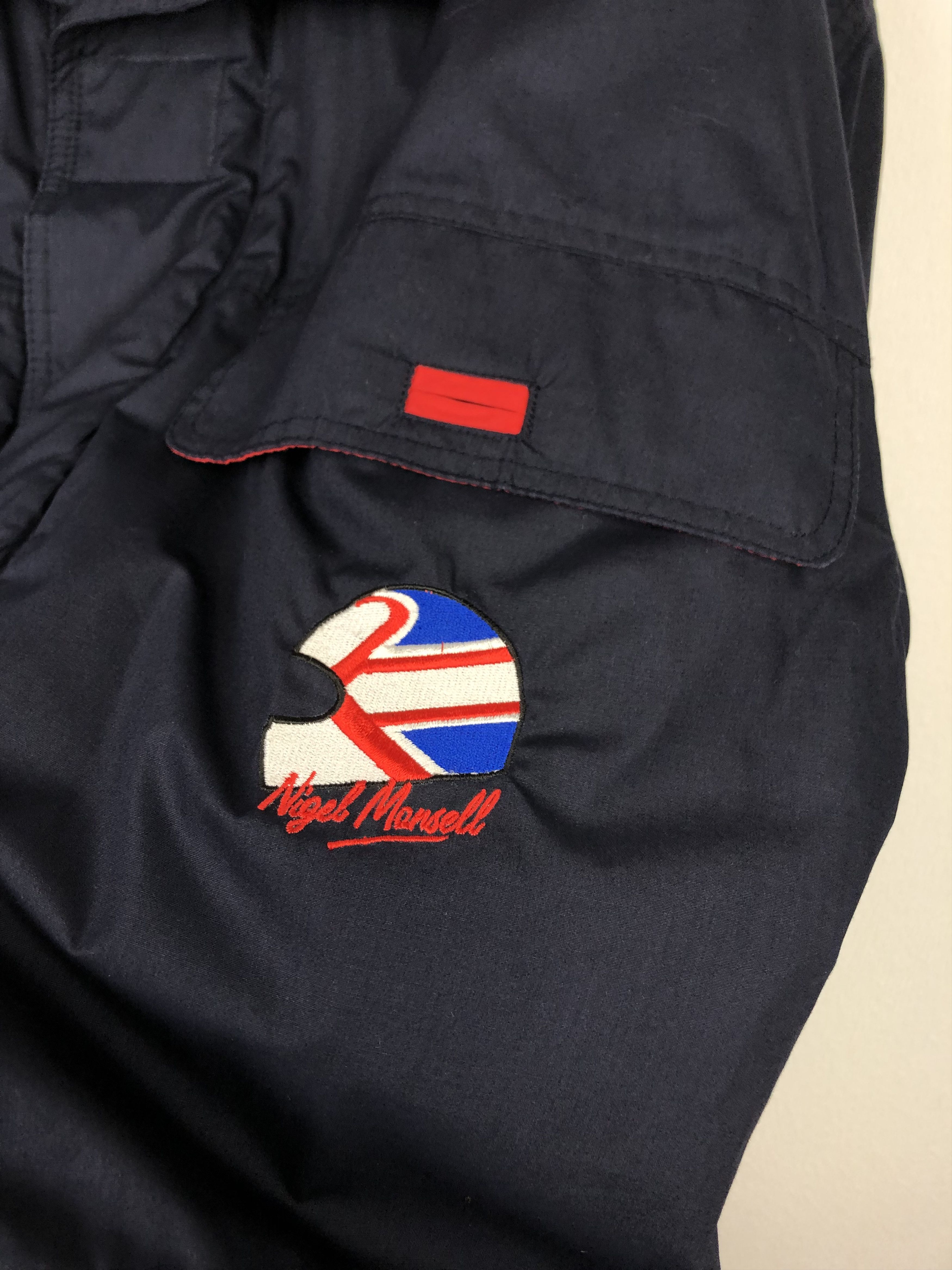Vintage Vintage 90's Nigel Mansell Formula One Bomber Jacket Mens Size US L / EU 52-54 / 3 - 3 Thumbnail