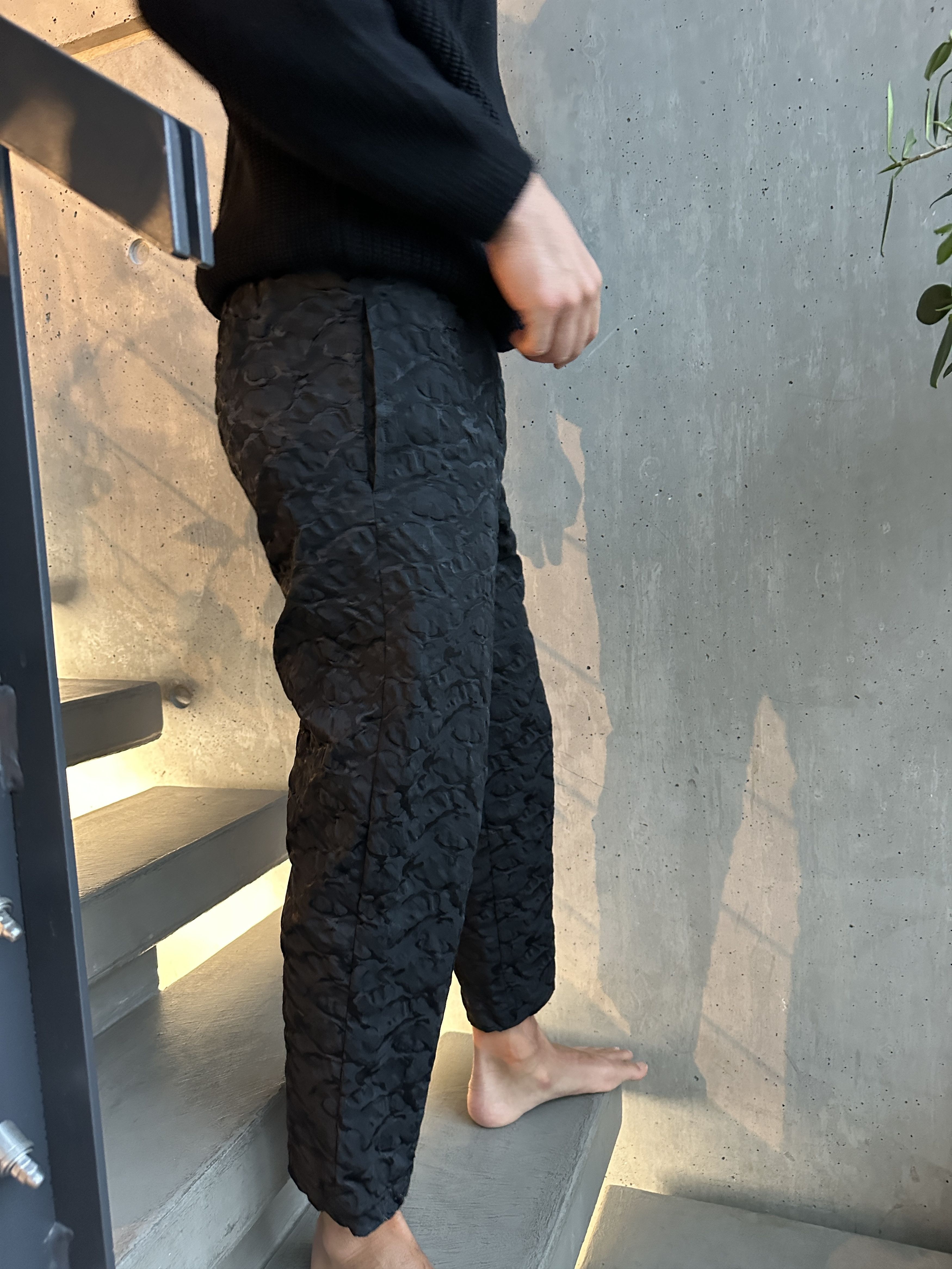 Comme des Garcons Textured black pant Size US 36 / EU 52 - 7 Thumbnail