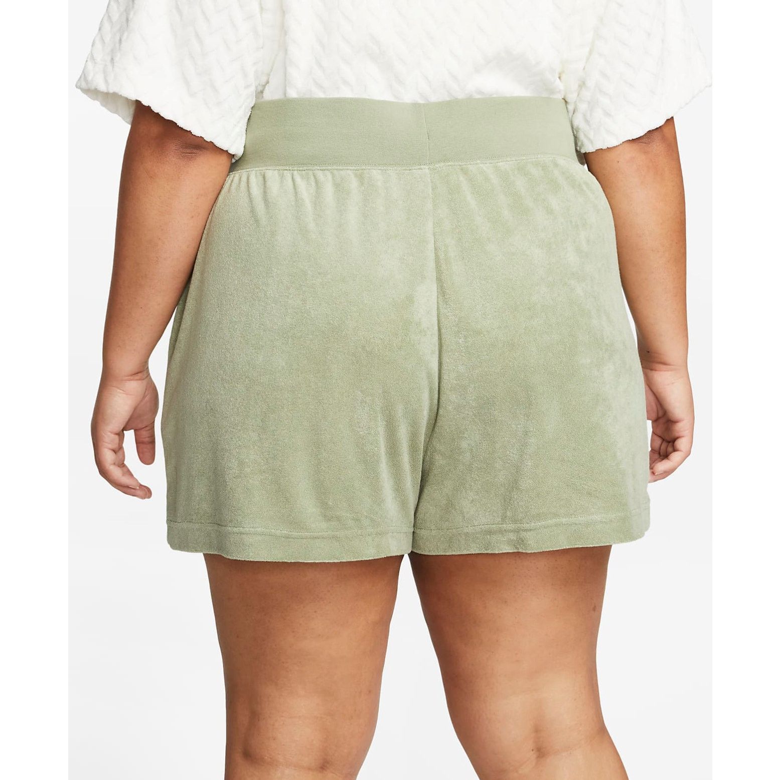 Nike Nike Sportswear Terry Shorts Women’s Plus Sz 1X (FB3137-386) Size 40" / US 18 - 2 Thumbnail