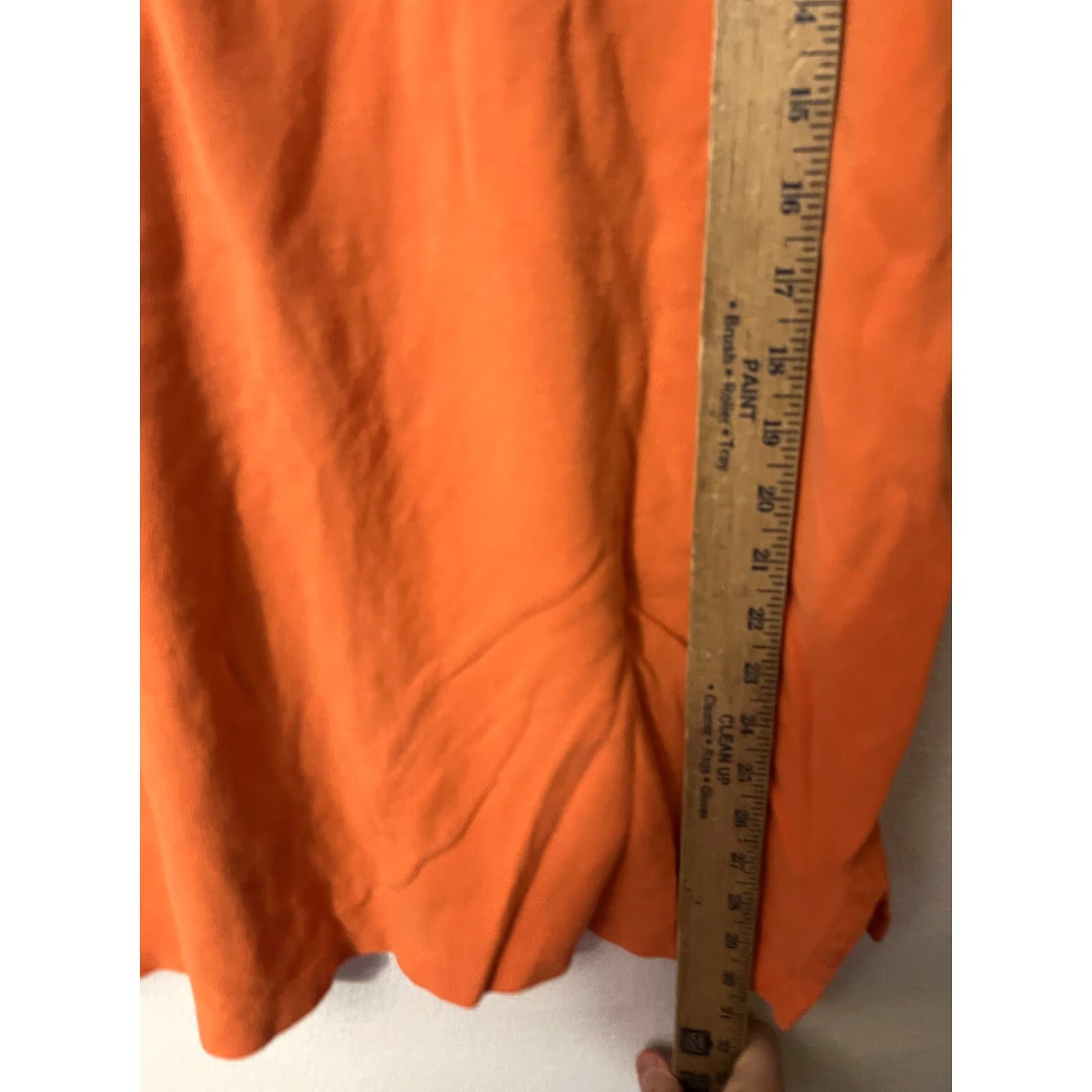 Polo Ralph Lauren VINTAGE Polo Ralph Lauren Polo Shirt Men Large Orange Solid 90s Logo Casual Size US L / EU 52-54 / 3 - 5 Thumbnail