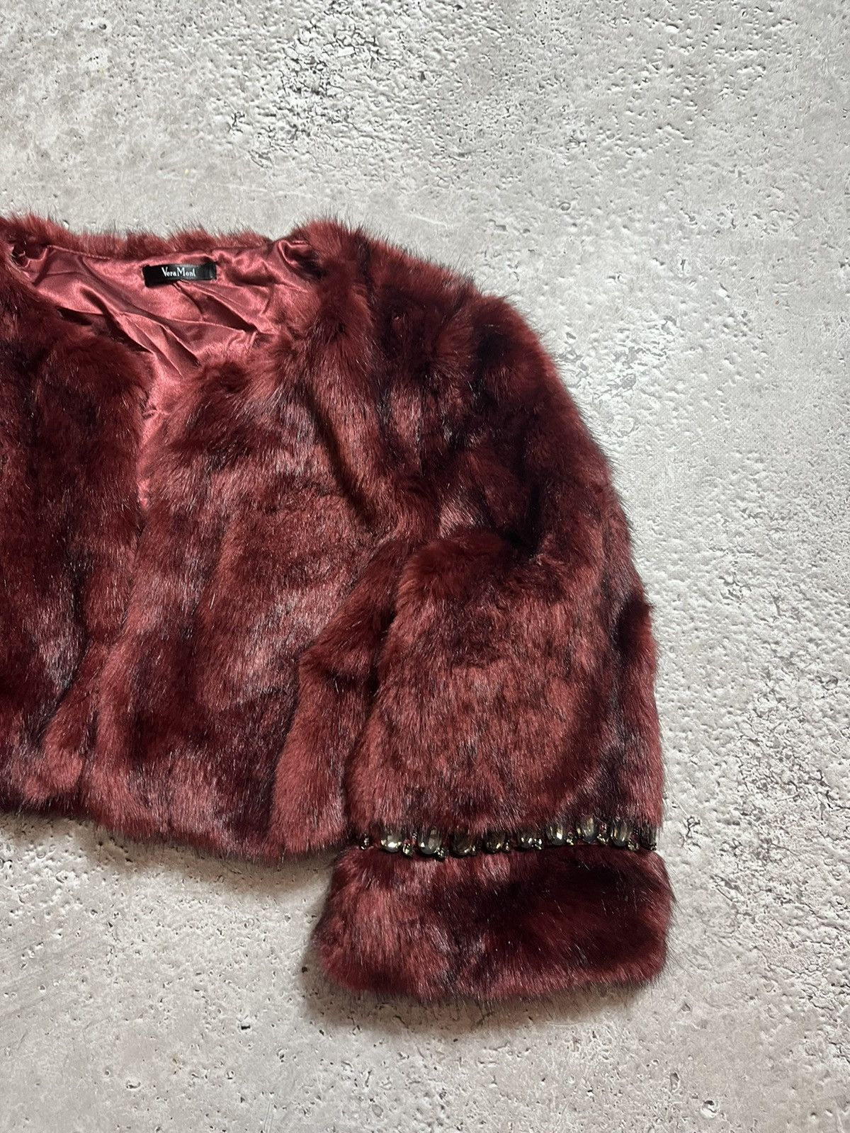 If Six Was Nine × Vintage FAUX FUR AMAZING CROPPED AVANT GARDE JACKET Size S / US 4 / IT 40 - 5 Thumbnail