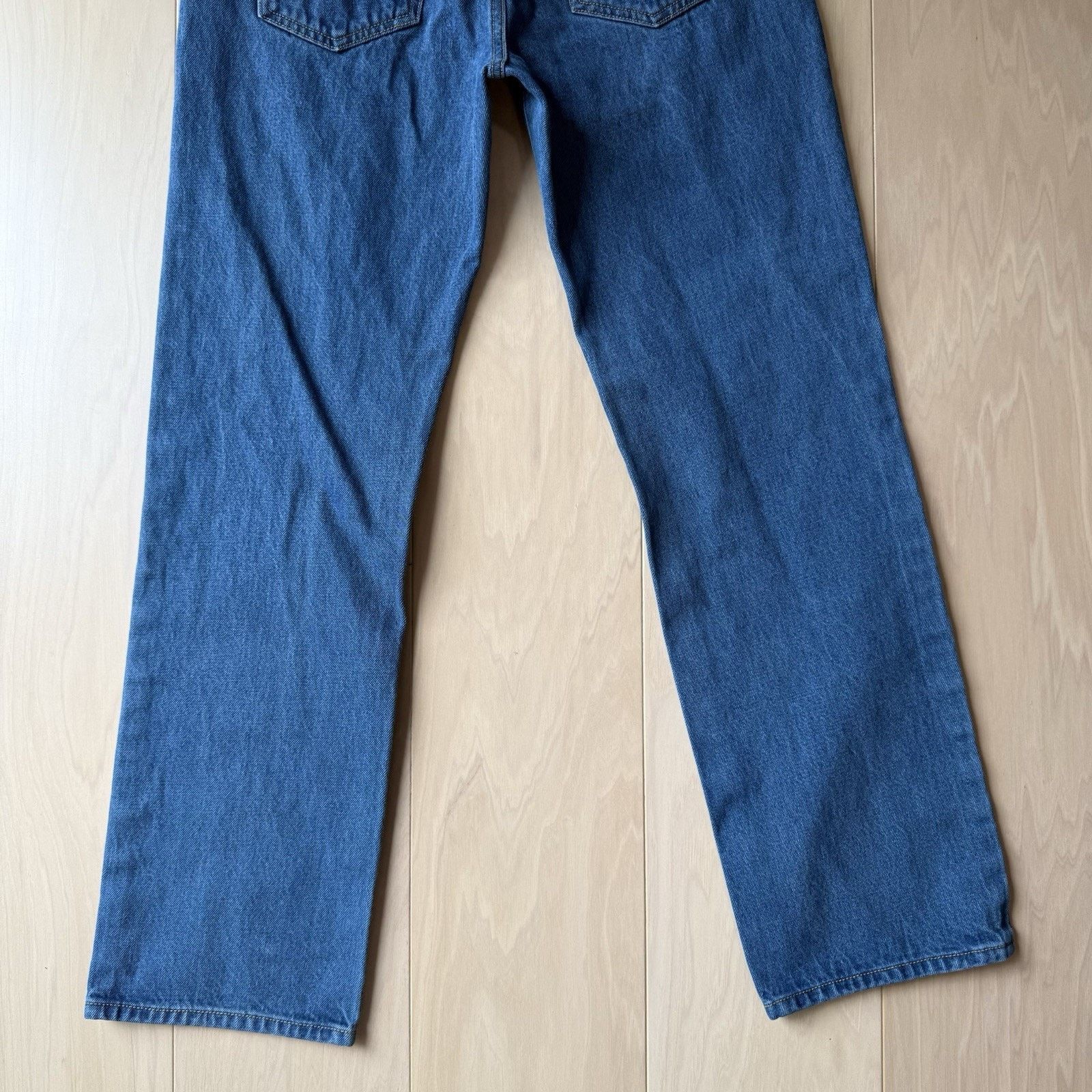 THE GREAT The Great Jeans Women's 29 Blue The Wayne Straight Glam Boho Size 29" - 9 Thumbnail