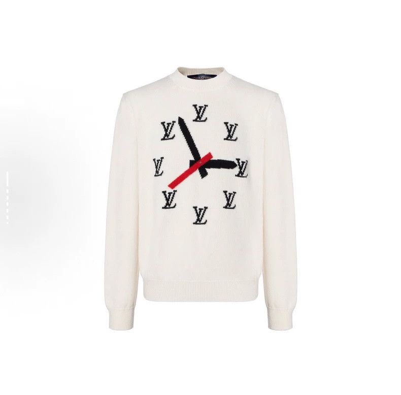 Louis Vuitton Louis Vuitton Clock crewneck pullover wool sweater Size US XL / EU 56 / 4 - 1 Thumbnail