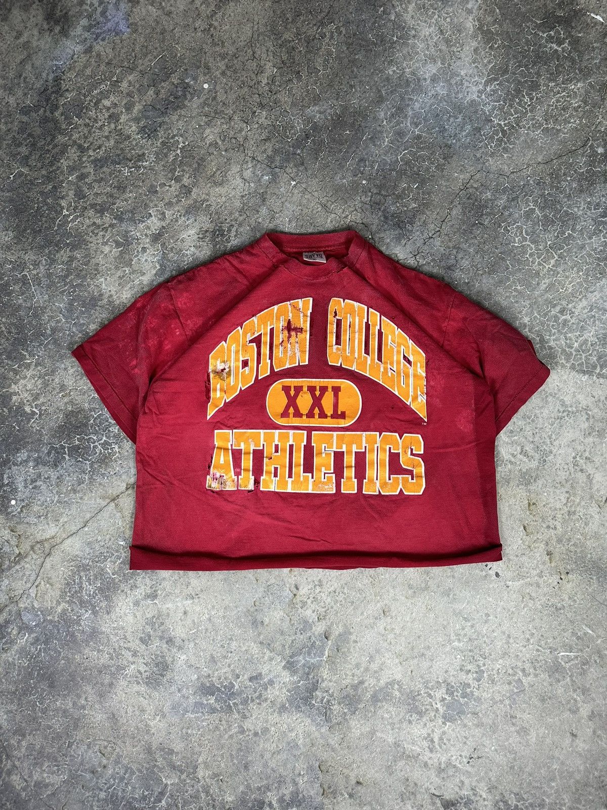 Vintage Vintage Thrashed Boston Athletics Tee Size US XL / EU 56 / 4 - 1 Thumbnail