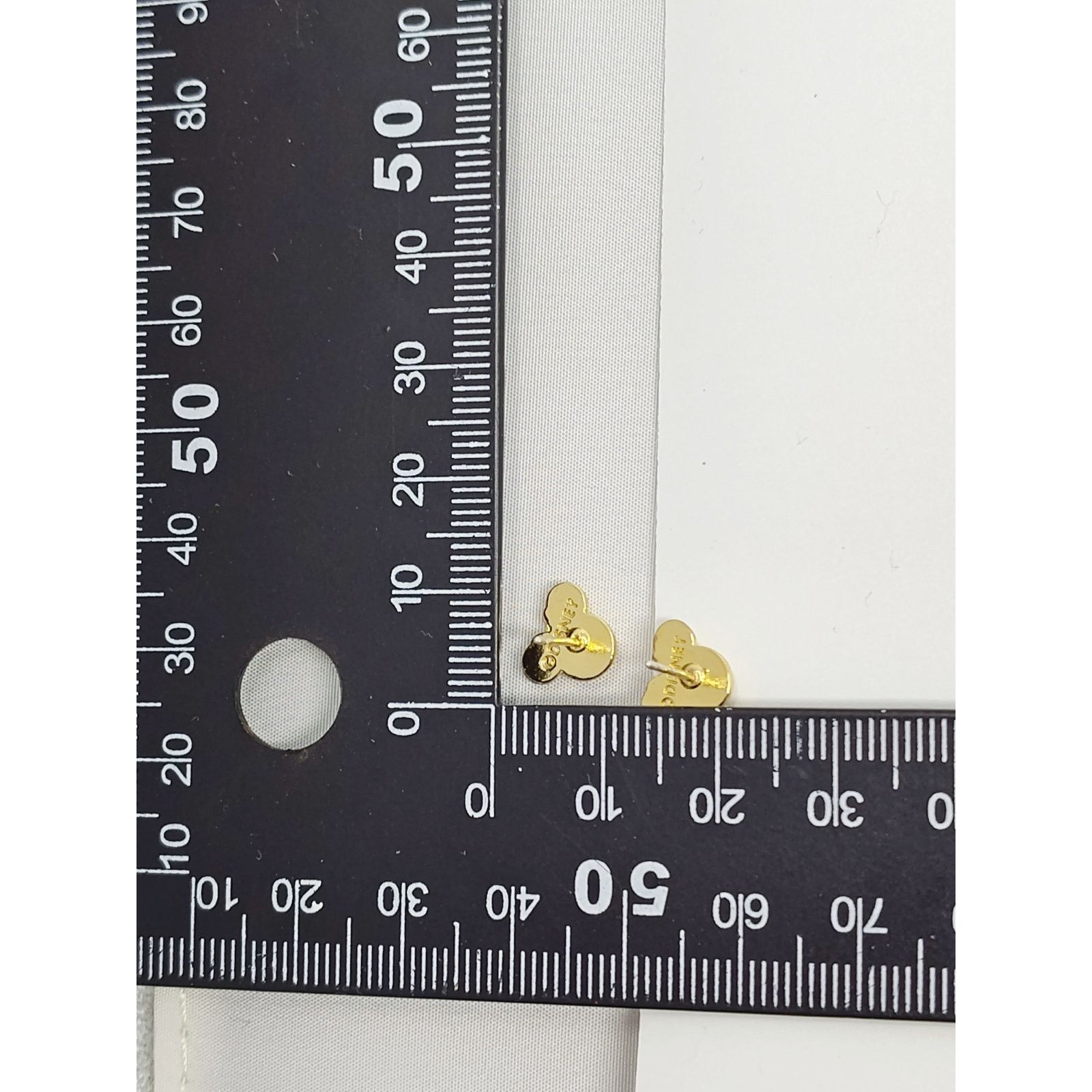 Disney Disney Minnie Mouse Gold Tone Stud Earrings Size ONE SIZE - 9 Thumbnail