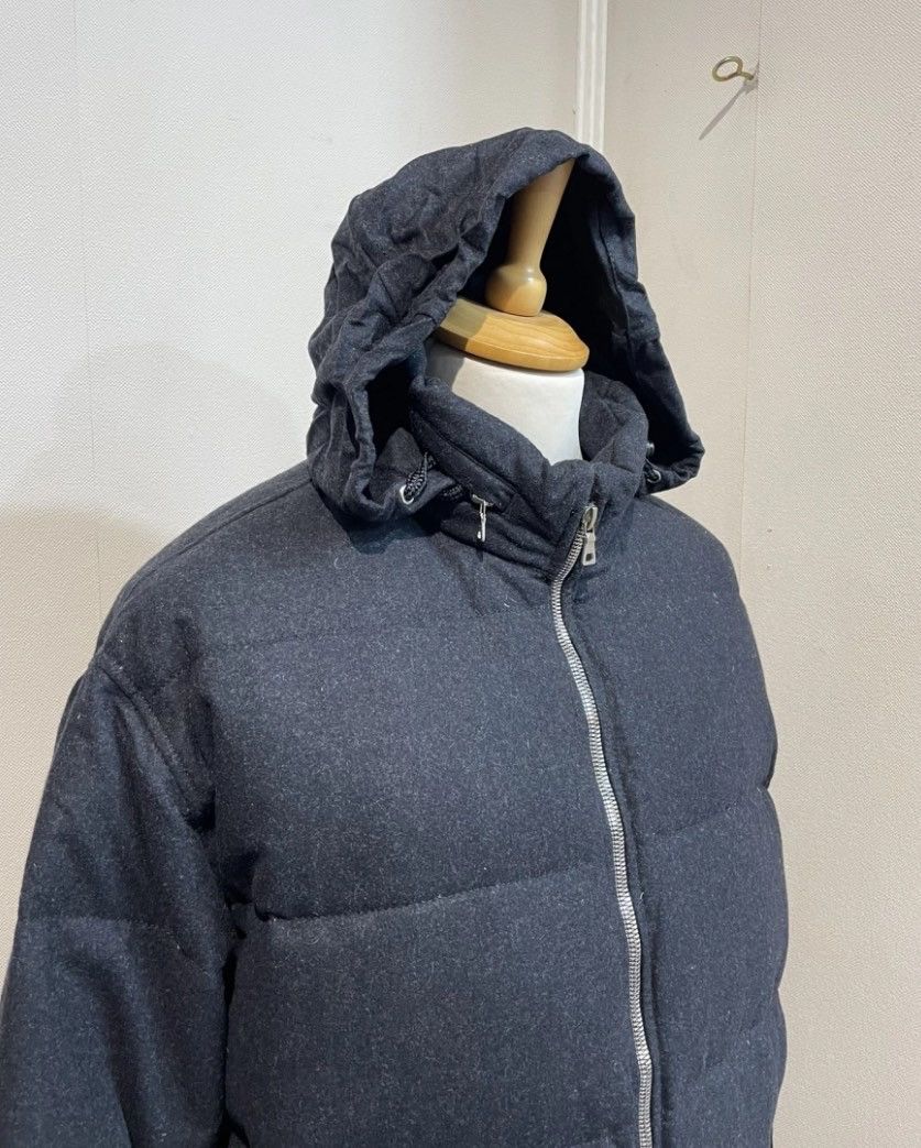 Prada PRADA Men Wool Puffer Down Filled Jacket Grey Men Sz- L Size US M / EU 48-50 / 2 - 3 Thumbnail