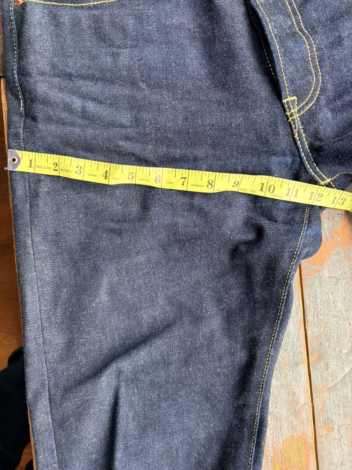Iron Heart Iron Heart 888 18oz High Rise Tapered Vintage Selvedge sz 33 Size US 33 - 13 Thumbnail
