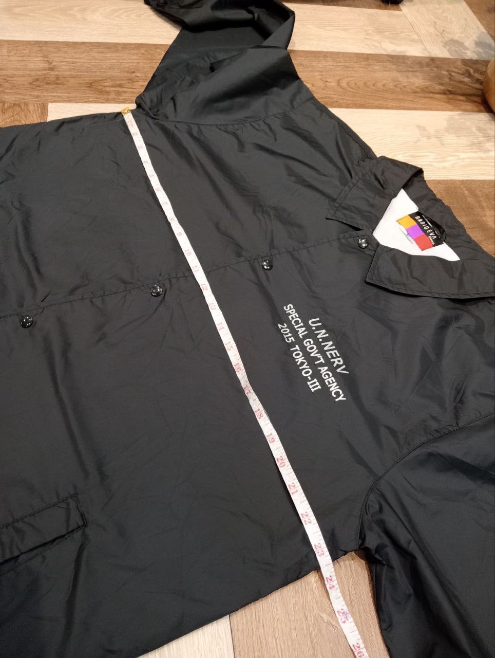Anime EVANGELION RADIO EVA KHARA SPECIAL GOV'T AGENCY JACKET Size US XL / EU 56 / 4 - 12 Thumbnail