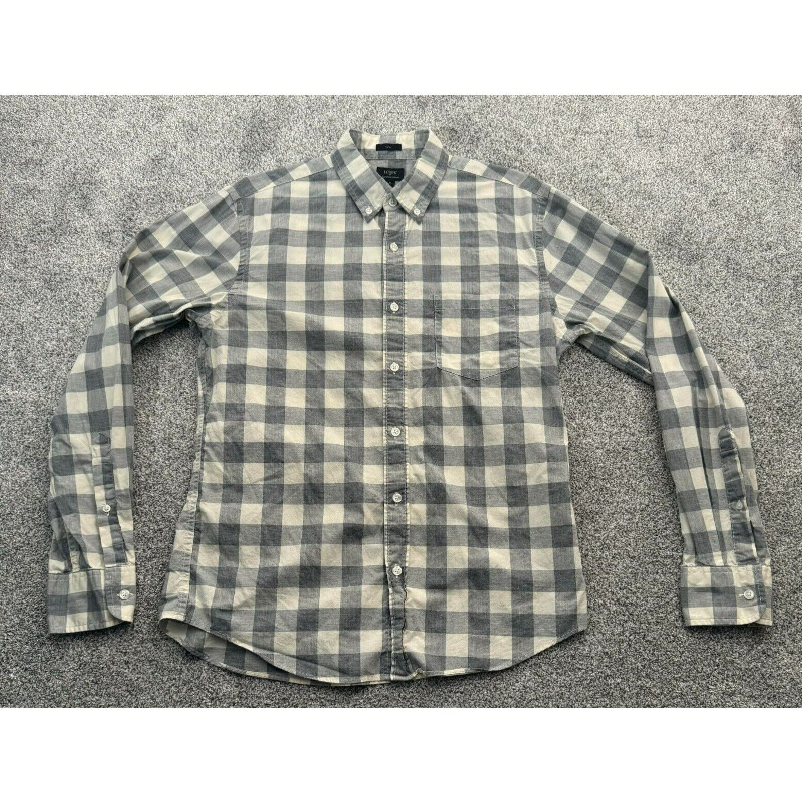 J.Crew J Crew Button Up Shirt Men Medium Slim Fit Gingham Checkered Size US M / EU 48-50 / 2 - 1 Thumbnail