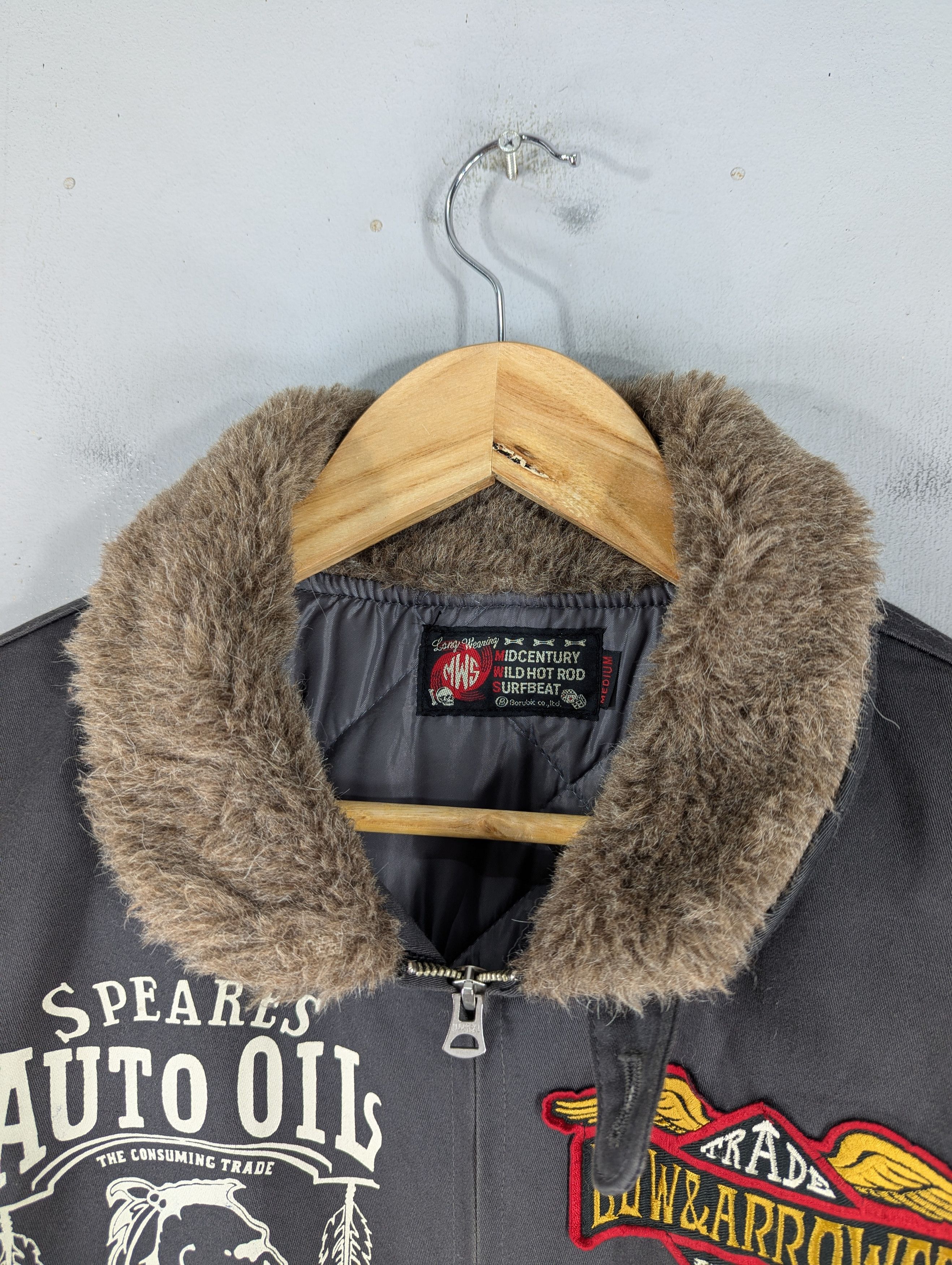 Japanese Brand Vintage MWS Motorcycle Style Quilted Jacket Size US M / EU 48-50 / 2 - 11 Thumbnail