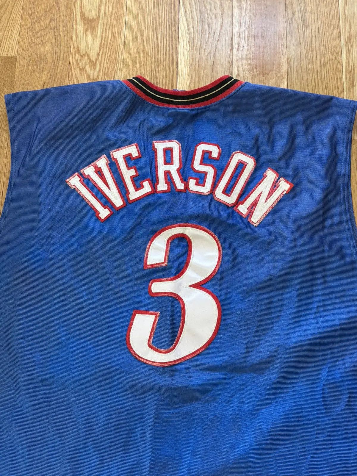 Champion Philadelphia 76ers Iverson Champion VTG Y2K Jersey XXL 52 Size US XXL / EU 58 / 5 - 4 Thumbnail