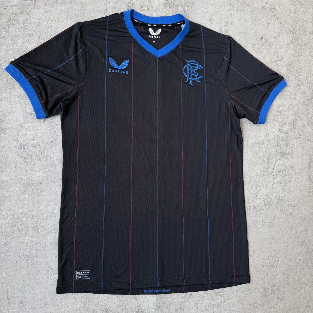 Castore Rangers FC 2022-2023 Pro Fourth Jersey / Castore Black Size US M / EU 48-50 / 2 - 4 Thumbnail
