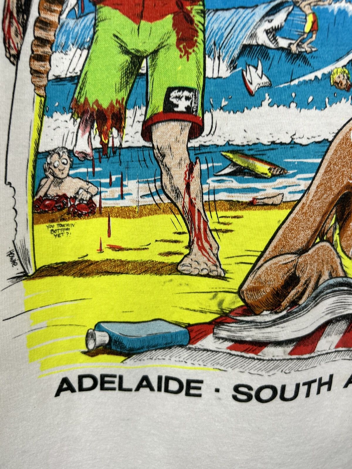 Vintage Vintage Shark Attack Movie T shirt Rare Size US XL / EU 56 / 4 - 11 Thumbnail