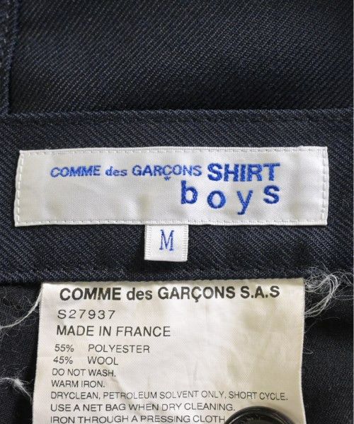 Comme des Garcons SHIRT Cropped Pants Polyester Wool Plain Zip Fly Navy Blue Size US 33 - 6 Thumbnail