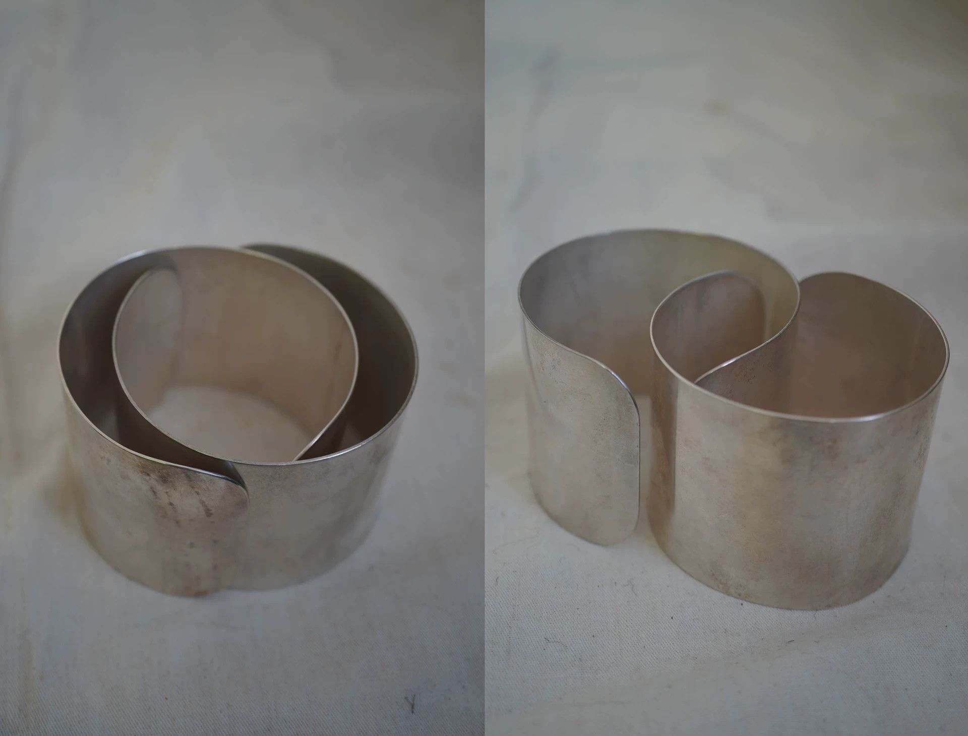 Other zooSelect Handmade Pure Silver Adjustable Arm Cuff/Bracelet Size ONE SIZE - 2 Thumbnail