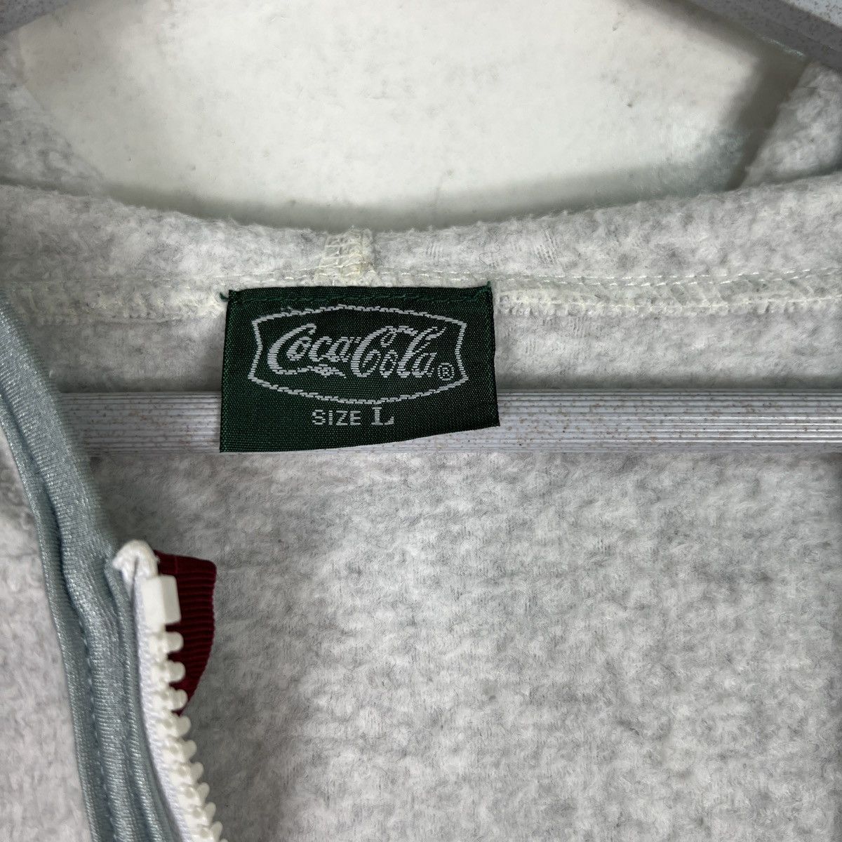 Coca Cola 🔥 VINTAGE COCA COLA HOODIES ZIPPER FLEECE Size US L / EU 52-54 / 3 - 16 Thumbnail