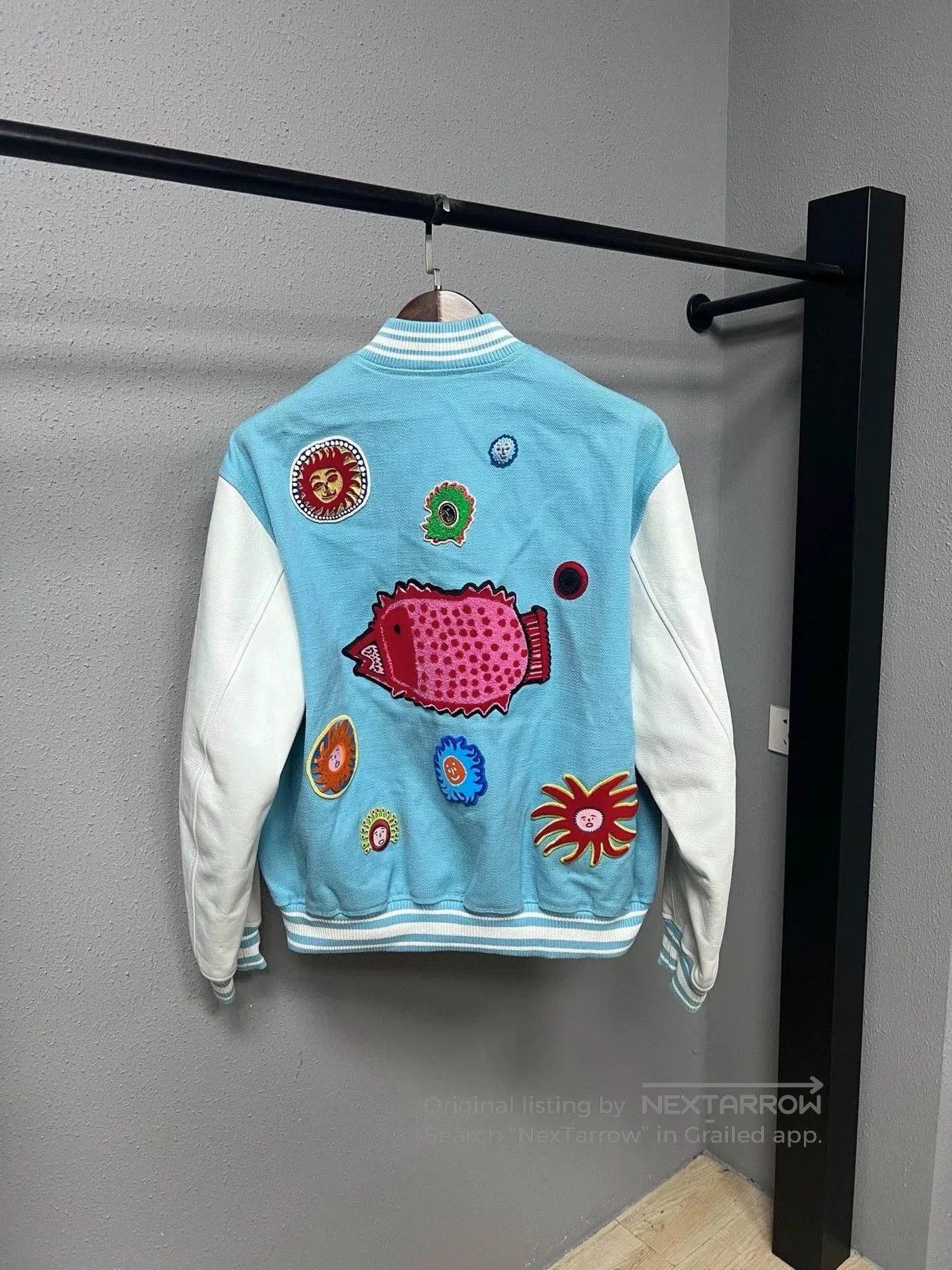 Louis Vuitton Louis Vuitton Yayoi Kusama Blue White Embroidered Baseball Size US L / EU 52-54 / 3 - 2 Thumbnail