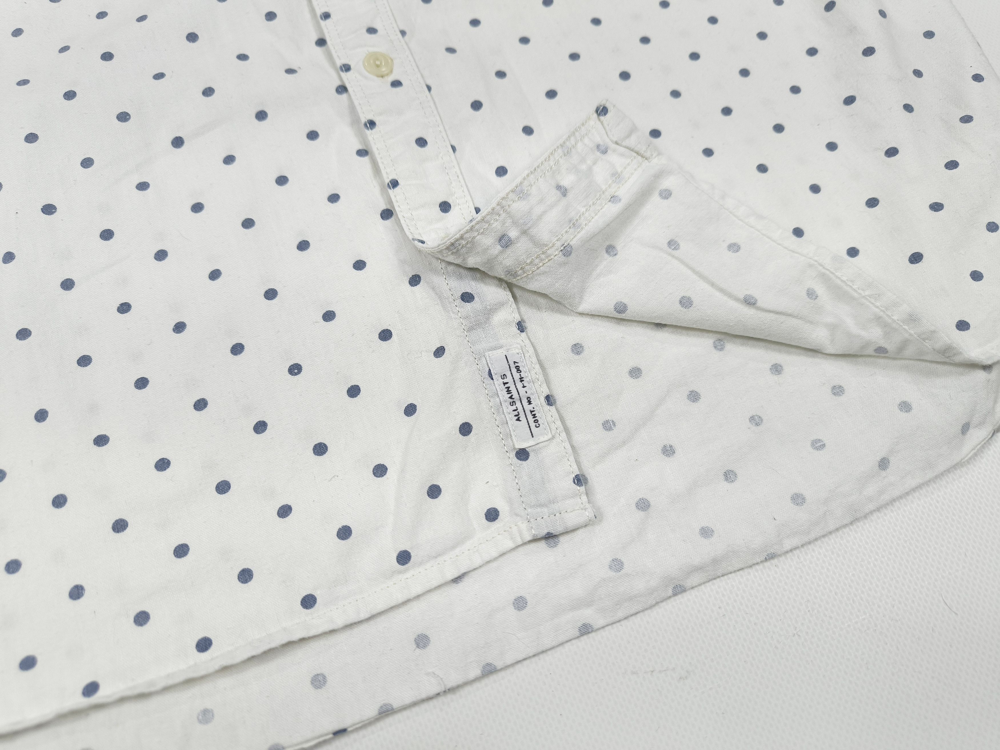 Allsaints AllSaints Coolidge Polka Dot Cotton Shirt Size M Size US M / EU 48-50 / 2 - 6 Thumbnail