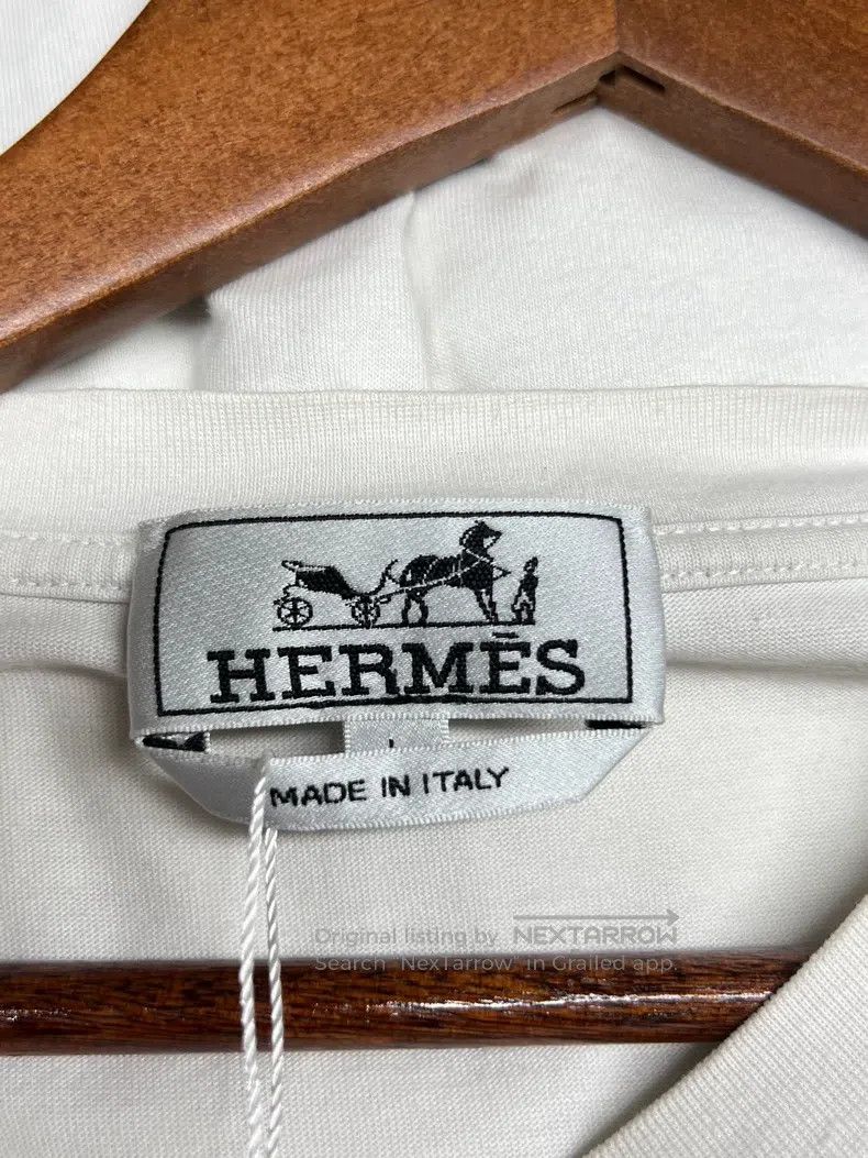 Hermes Hermes Patchwork Short-Sleeve T-Shirt Size L / US 10 / IT 46 - 3 Thumbnail