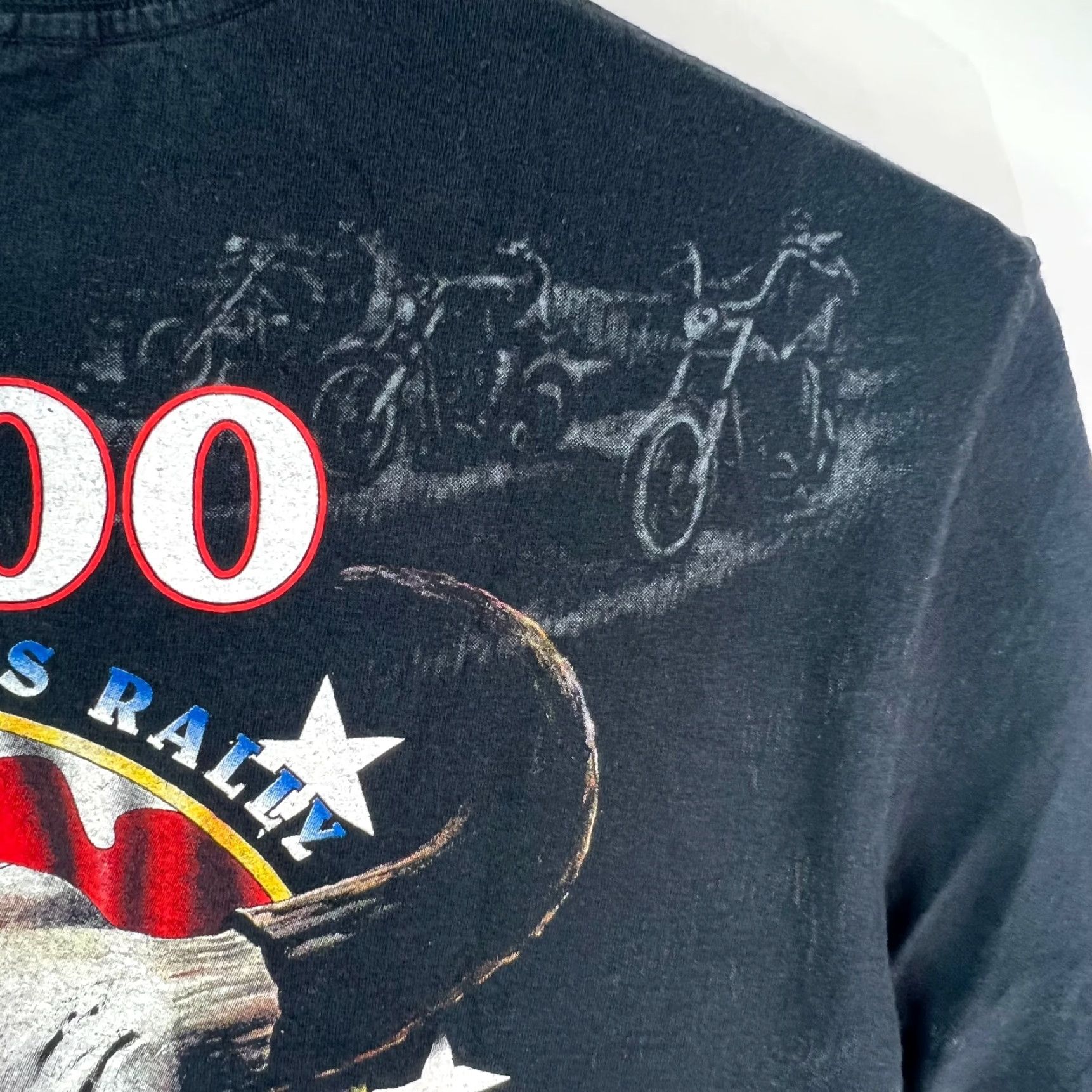 Anvil VTG Anvil T-Shirt Black Hills Rally Sturgis 60th Annual Mens XL Graphic Tee Crew Neck Short Sleeve 100% Cotton Size US XL / EU 56 / 4 - 4 Thumbnail