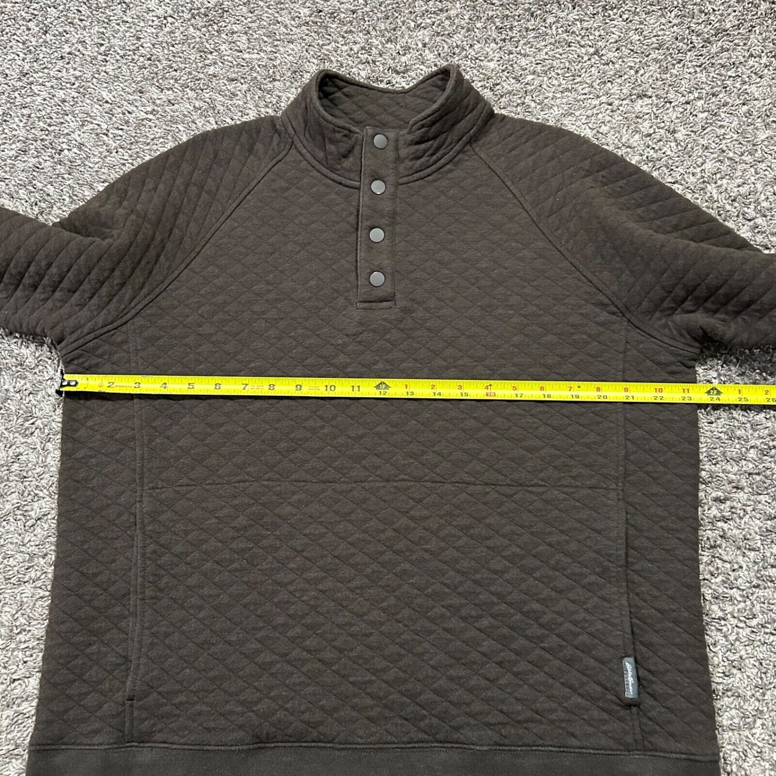 Eddie Bauer Eddie Bauer Quilted Jacket Quarter Snap Button Pullover y2k Size US L / EU 52-54 / 3 - 4 Thumbnail