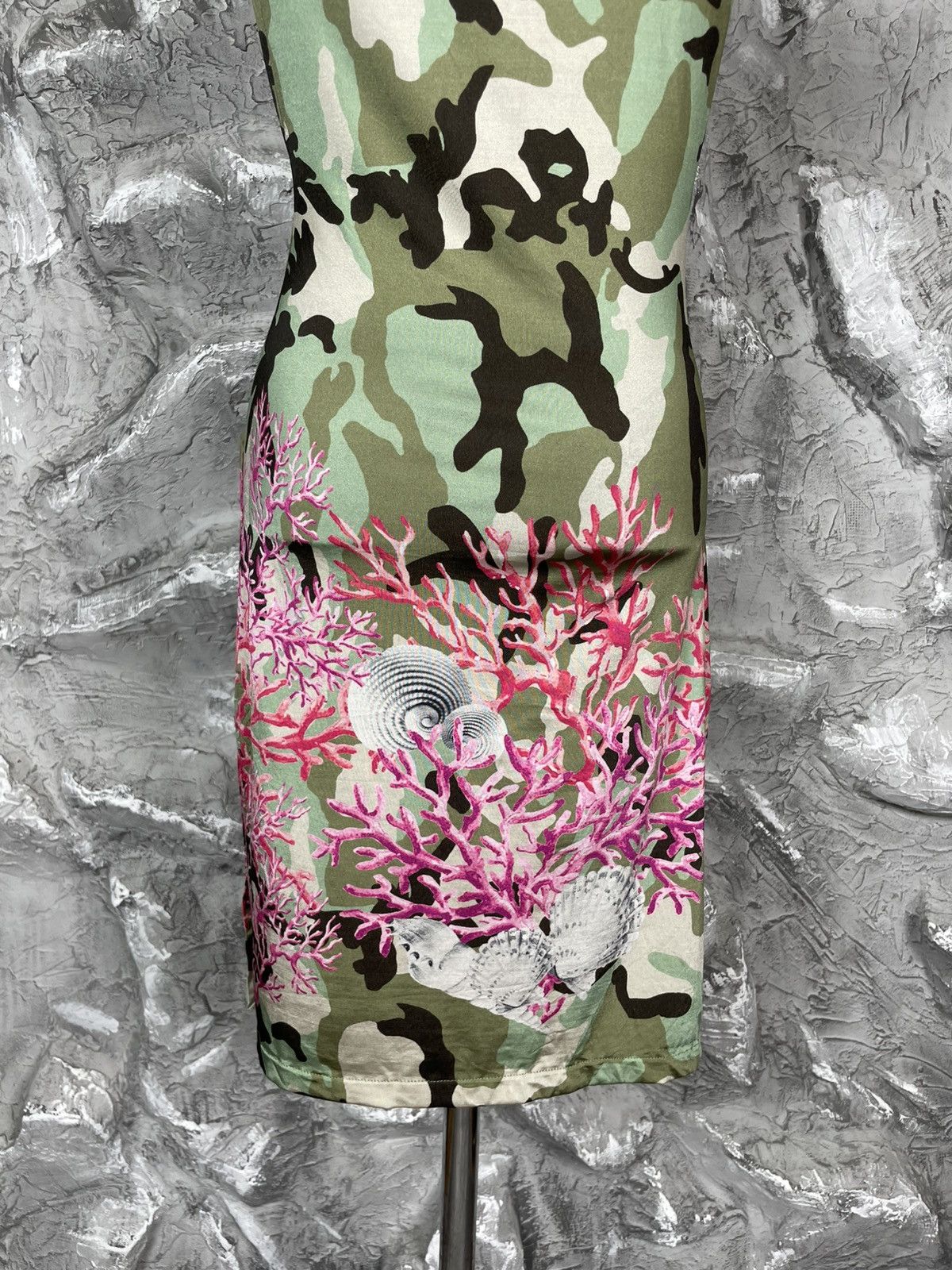 Blumarine Bluemarine Rare Vintage Dress Camo / Corrals Pattern Y2K Size S / US 4 / IT 40 - 7 Thumbnail