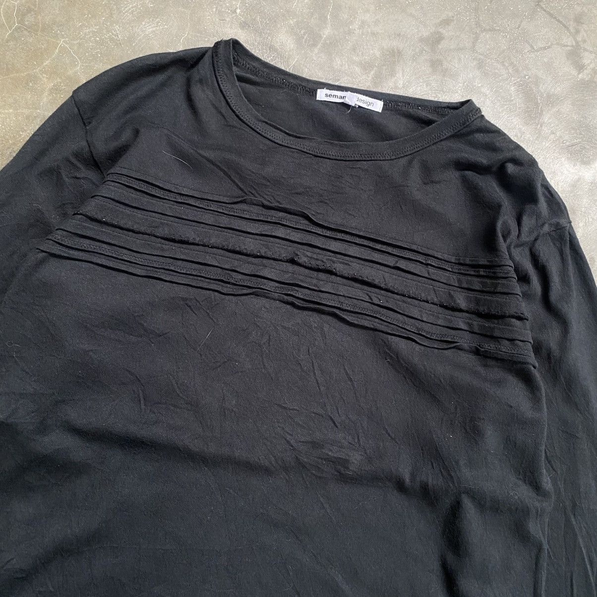 Japanese Brand 2000s Semantic Design Vkei Style Texture Ls T-Shirt Size US M / EU 48-50 / 2 - 2 Thumbnail