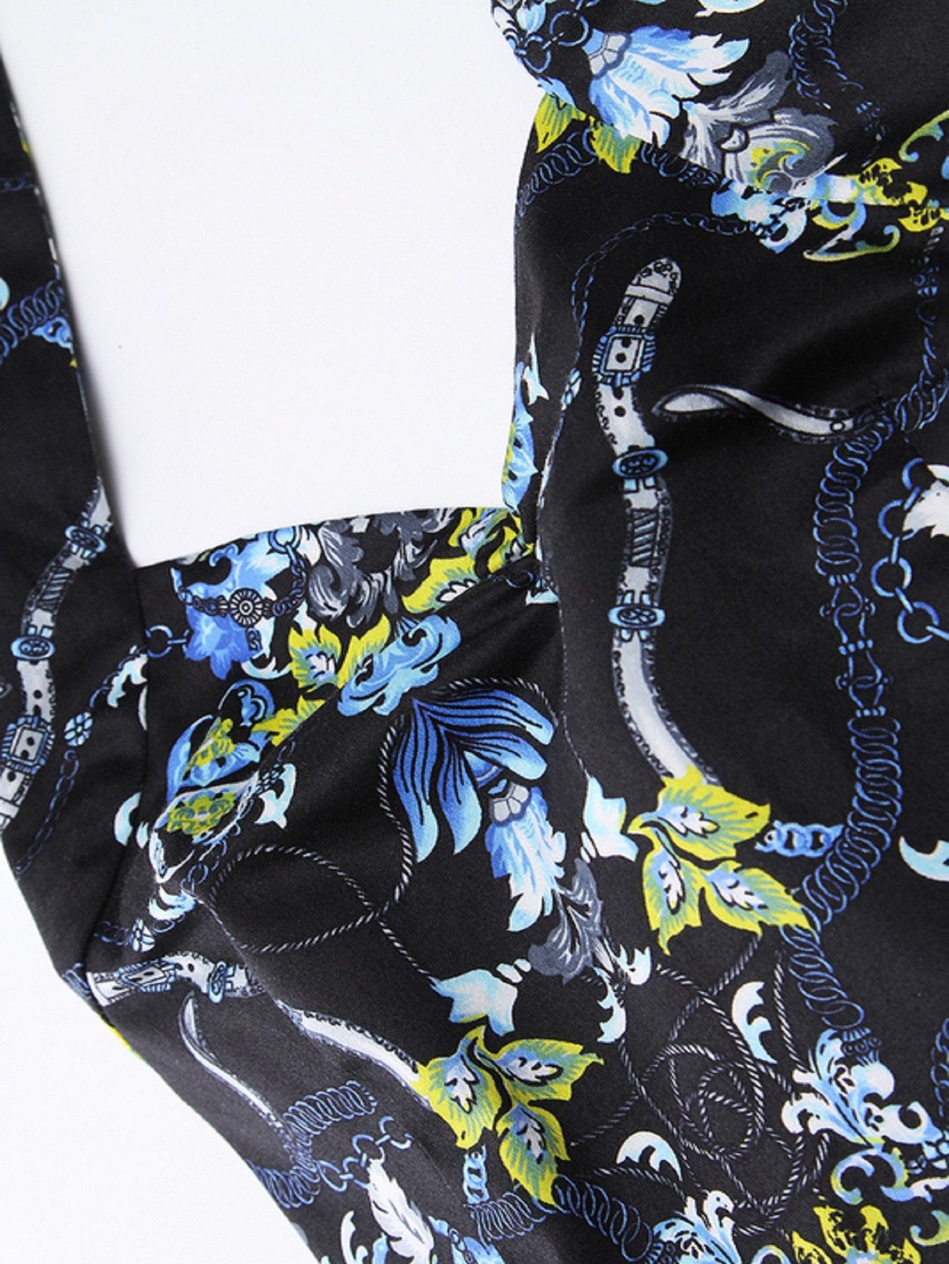 Other Floral Print Vintage Style Backless Dress Size XL / US 12-14 / IT 48-50 - 4 Thumbnail
