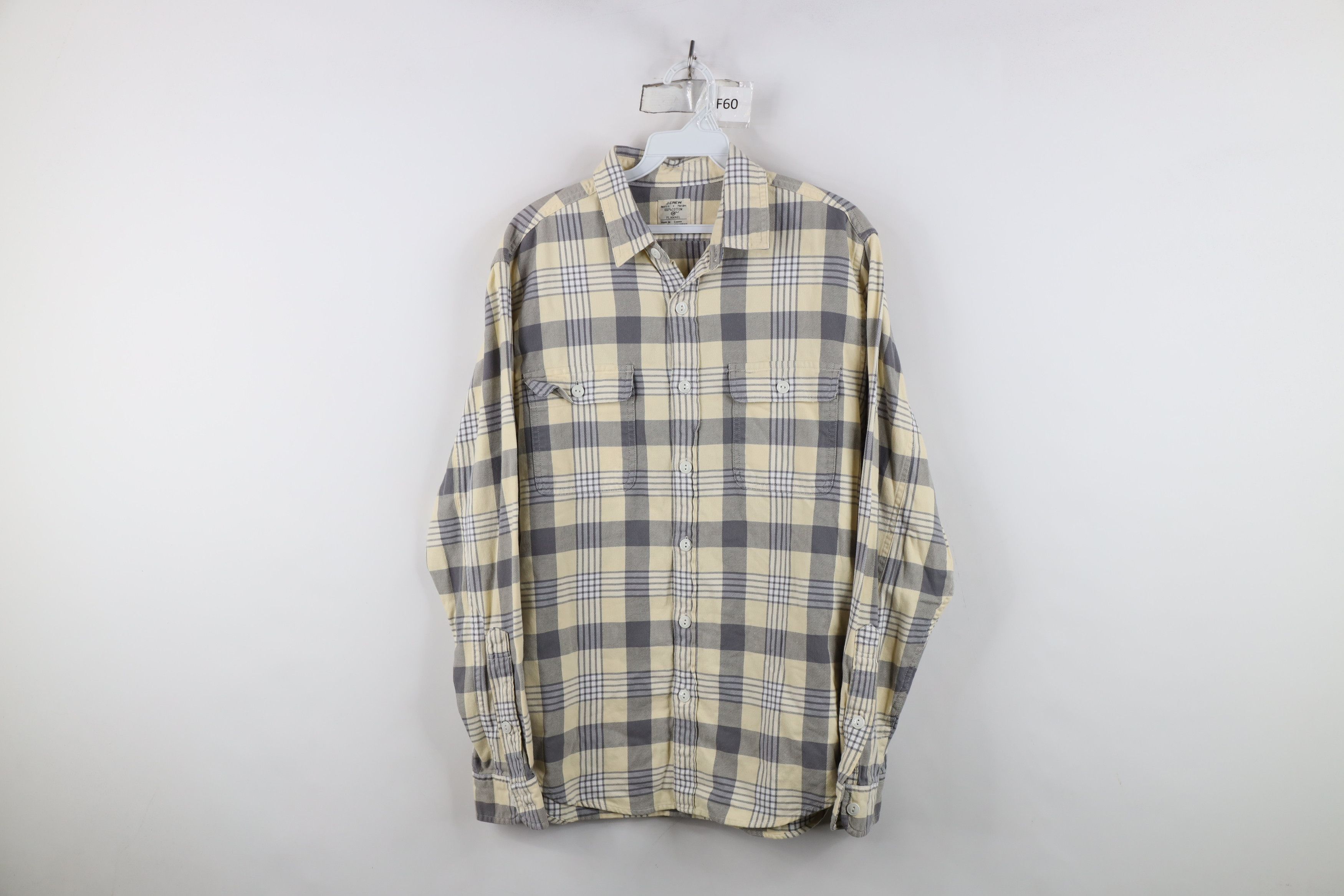 J.Crew J Crew Double Pocket Flannel Collared Button Shirt Plaid Size US M / EU 48-50 / 2 - 1 Thumbnail