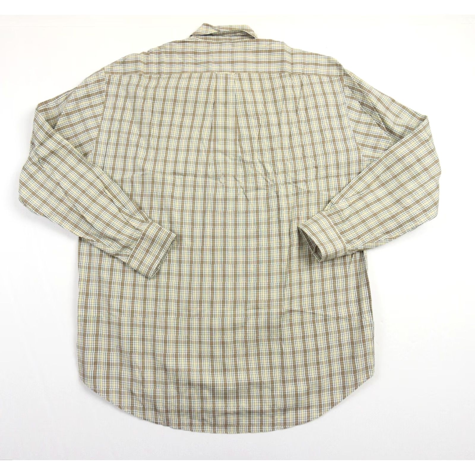Faconnable VINTAGE Façonnable Beige Button Up Shirt Small Long Sleeve Check Preppy Mens Size US S / EU 44-46 / 1 - 5 Thumbnail