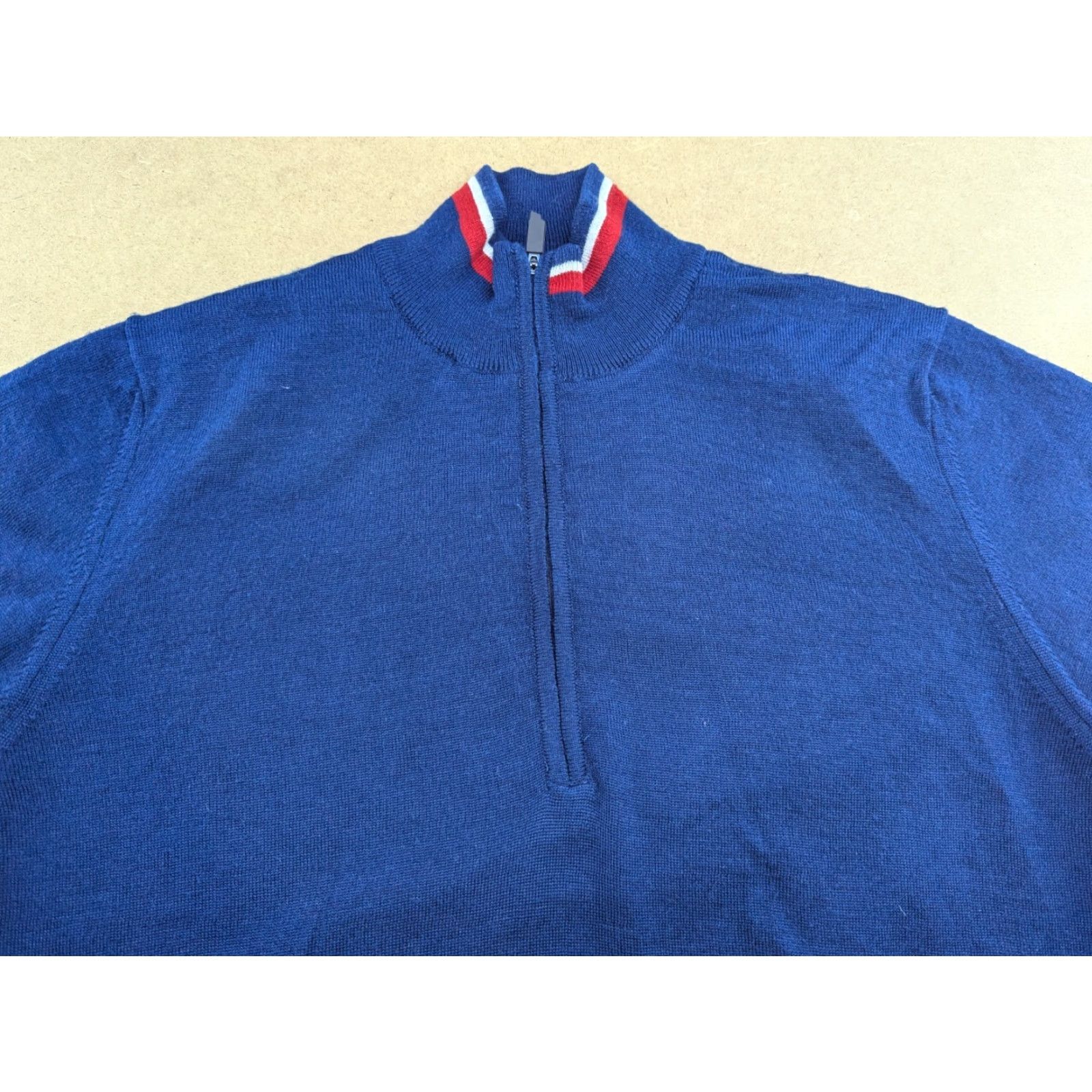 Colmar COLMAR Sweater Mens Large Windstopper Wool Blend 1/4 Zip Thermo Blue Casual Knit Pullover Mens Size US L / EU 52-54 / 3 - 5 Thumbnail