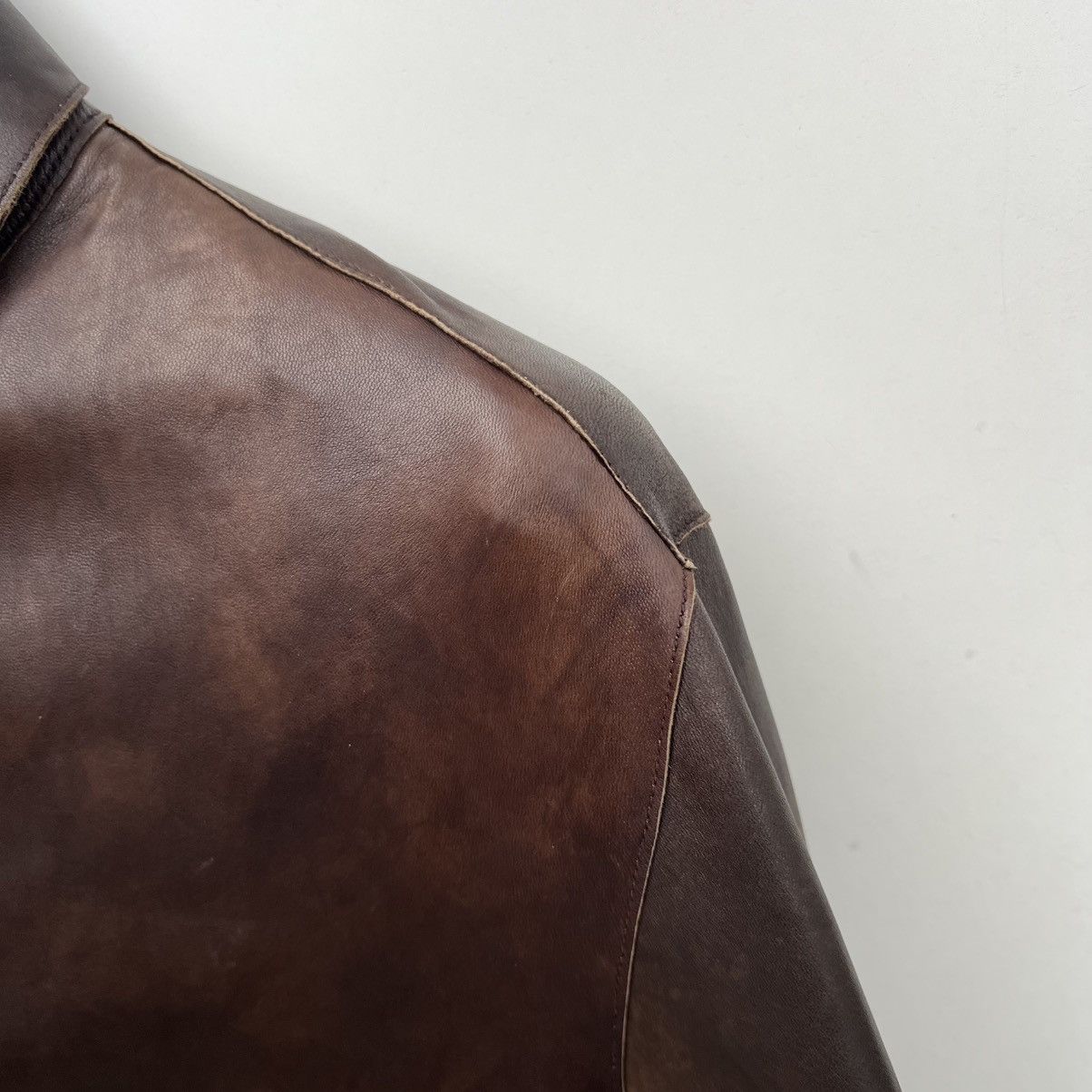 Gieves & Hawkes GIEVES & HAWKES leather jacket vintage Size US L / EU 52-54 / 3 - 4 Thumbnail