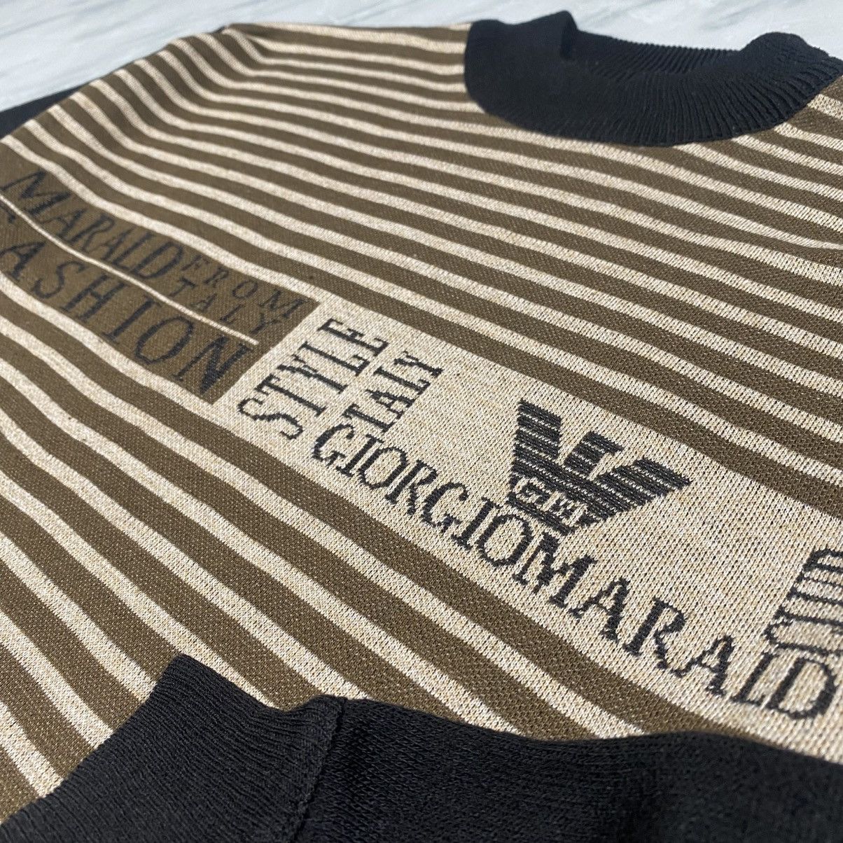 Giorgio Armani Giorgio Armani Parody Giorgio Marald Knit Sweaters Size US M / EU 48-50 / 2 - 3 Thumbnail