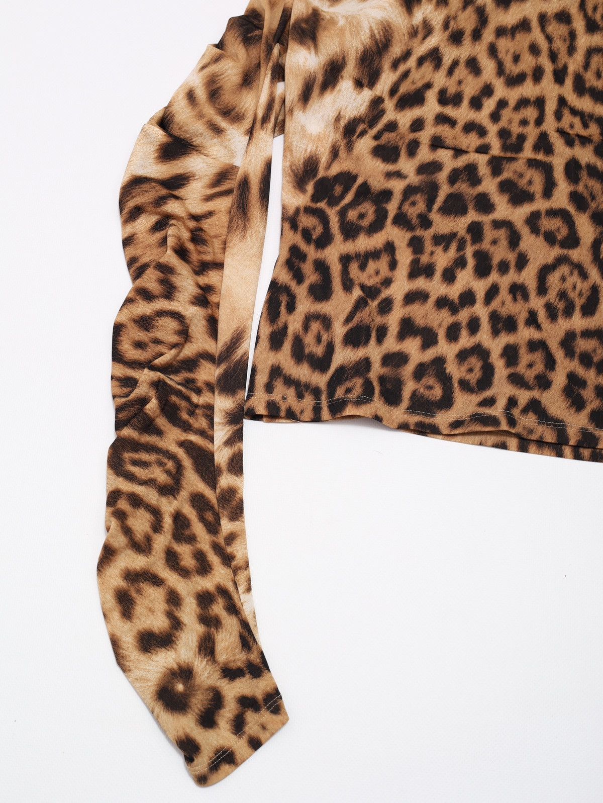 Roberto Cavalli Roberto Cavalli Vintage Leopard Full Print Long Sleeve Top Size S / US 4 / IT 40 - 7 Thumbnail