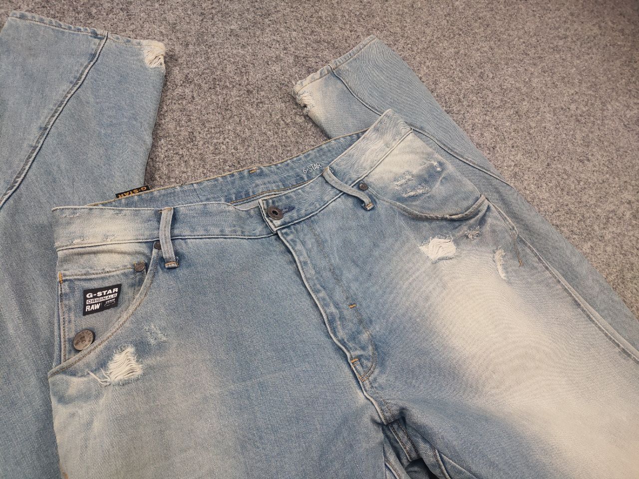 G-Star G Star Vintage Arc 3d loose tapered Jeans le grand bleu Y2K Size US 32 / EU 48 - 12 Thumbnail