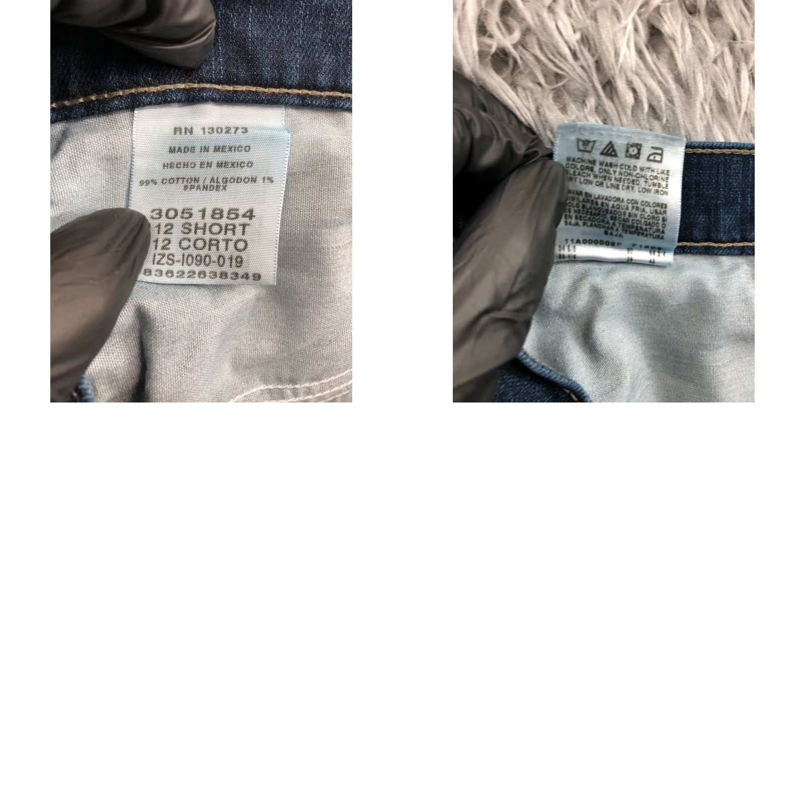 Lee Lee Relaxed Straight Jeans Womens Blue Dark Wash Size 12 Short Modern Series Size 34" / US 12 / IT 48 - 9 Thumbnail