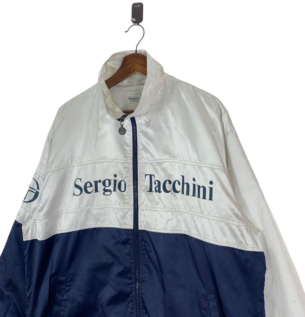 Sergio Tacchini VINTAGE SERGIO TACCHINI SPORTSWEAR LIGHT ZIPPER JACKET Size US L / EU 52-54 / 3 - 4 Thumbnail