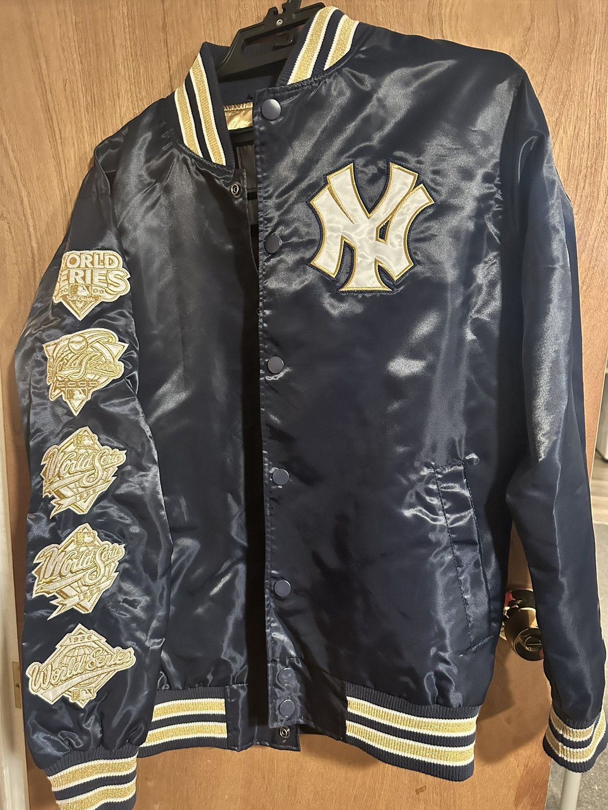 Starter Packer Sports NJ x Starter x Yankees Men’s Satin Jacket Size US L / EU 52-54 / 3 - 1 Thumbnail