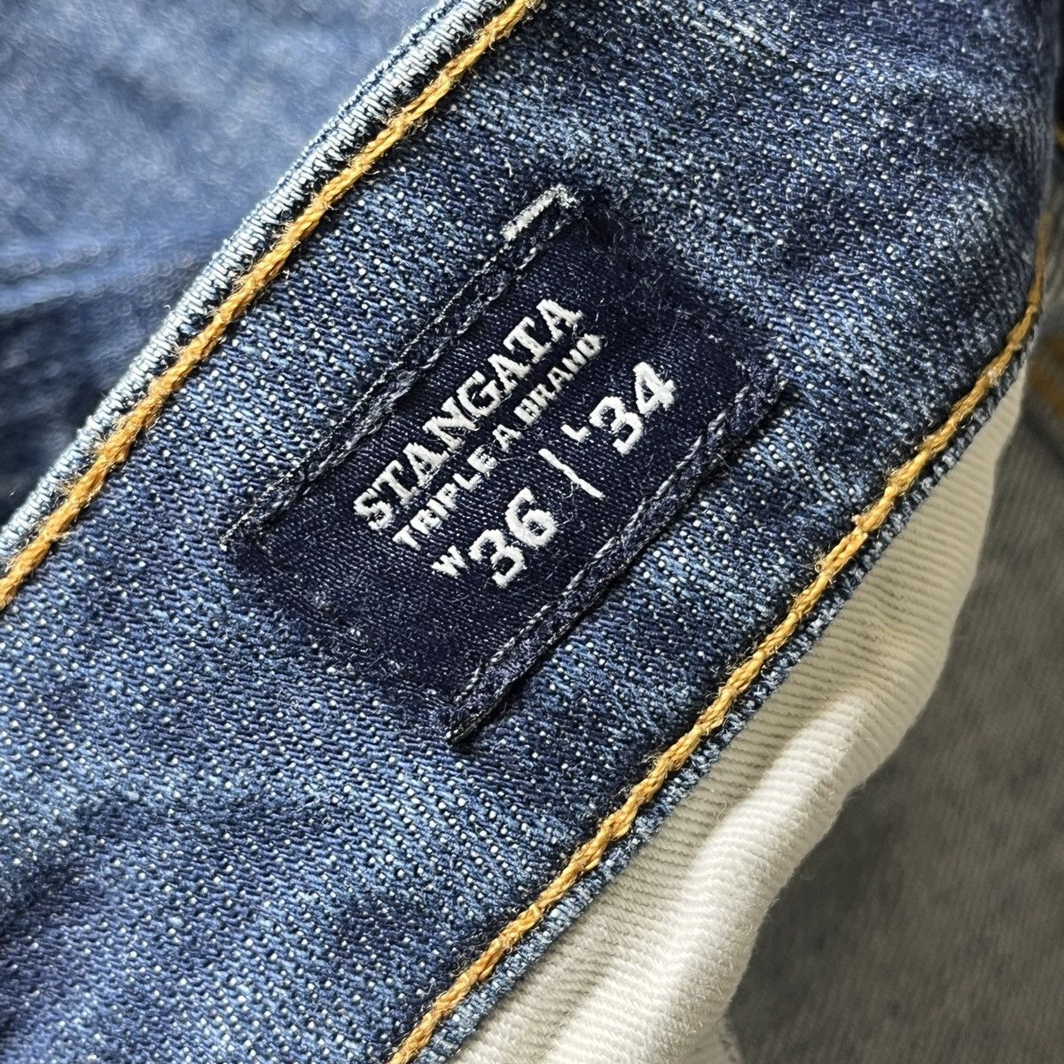 Vintage Vintage Stangata Italy Distressed Denim Size US 36 / EU 52 - 22 Thumbnail