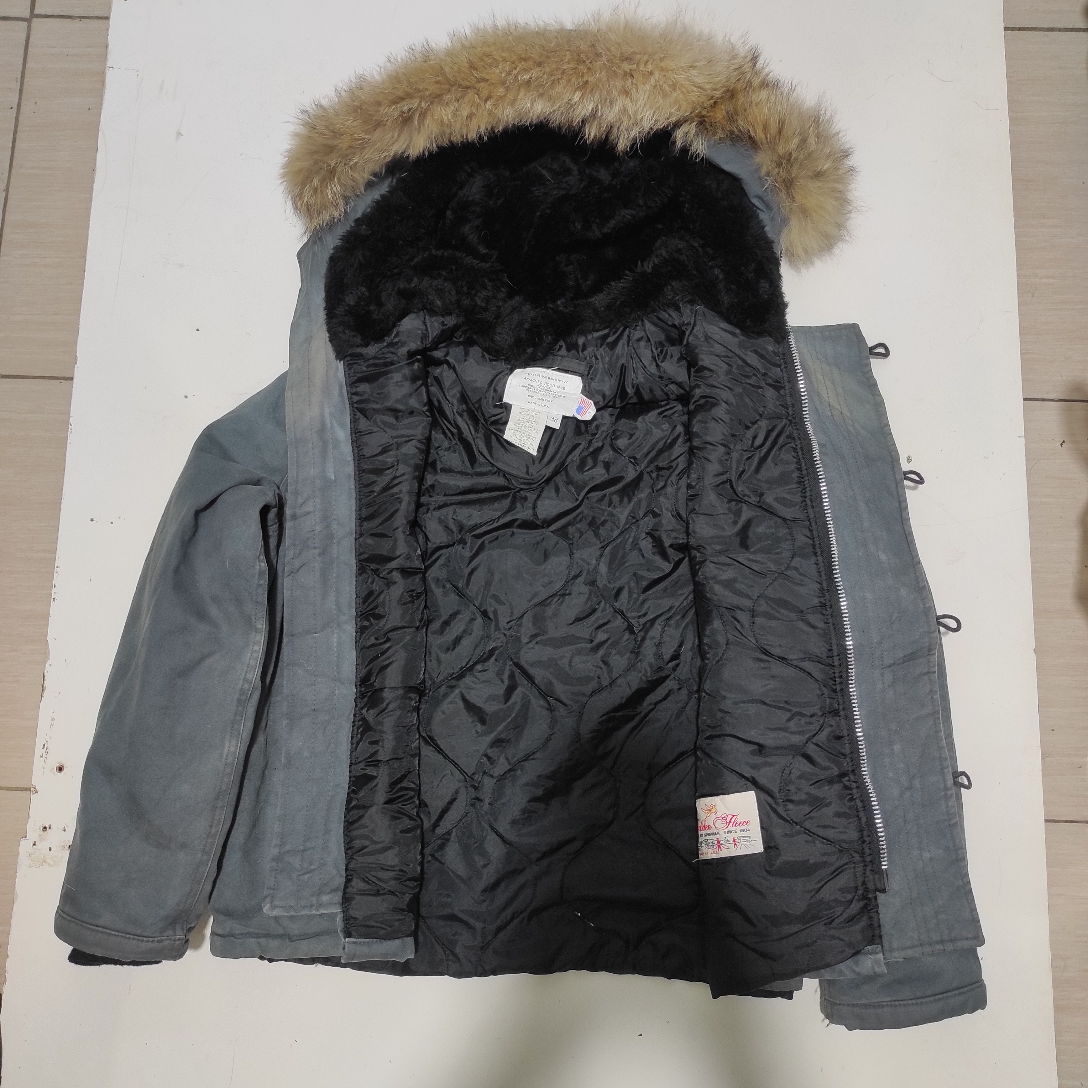 I. Spiewak And Sons JACKET FLYING MAN’S Attached Hood N 2B Made in USA Size US L / EU 52-54 / 3 - 12 Thumbnail