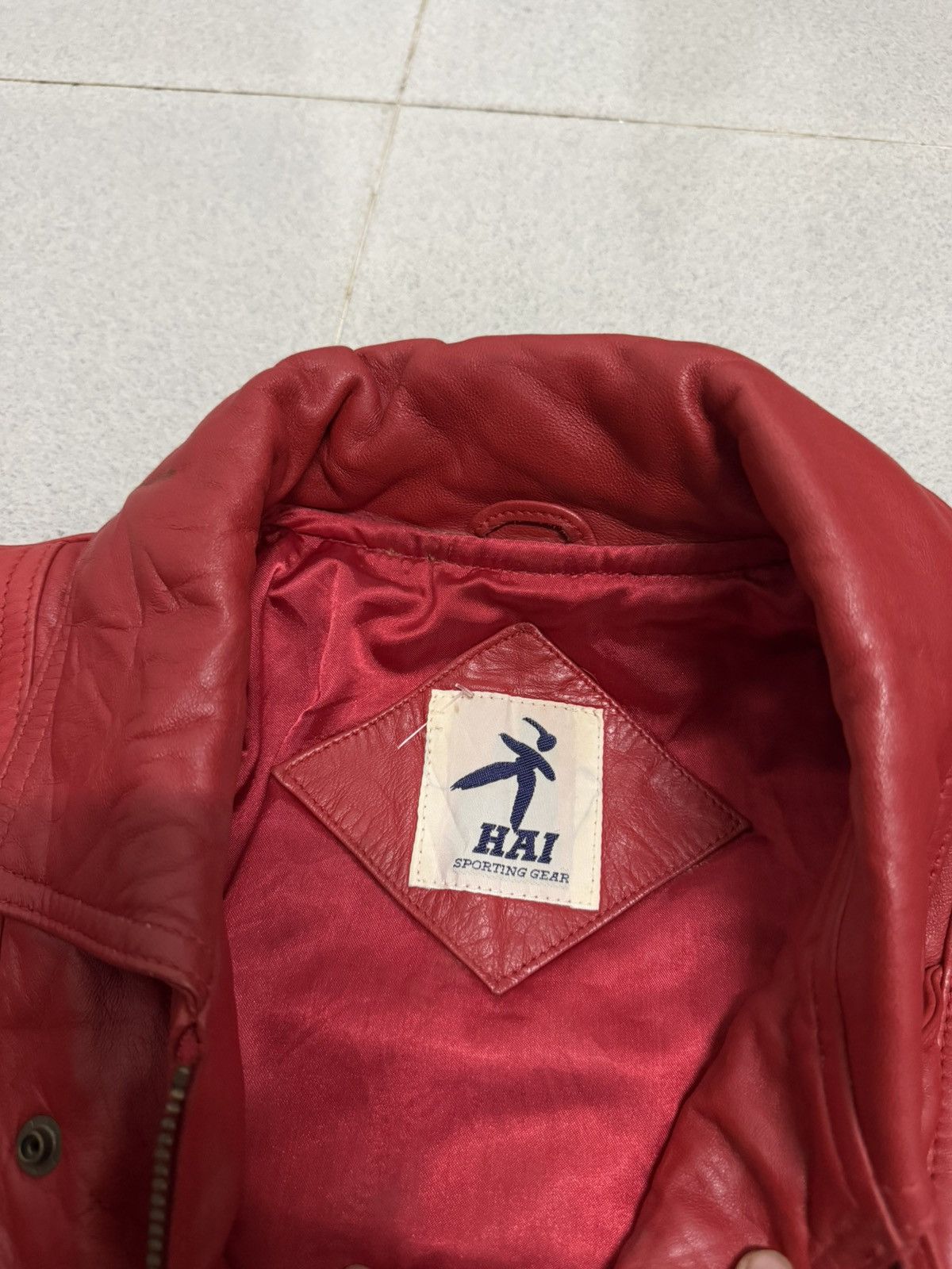 Hai Sporting Gear Rare Vintage Hai Sporting Gear Issey Miyake Leather Jacket Size US M / EU 48-50 / 2 - 4 Thumbnail