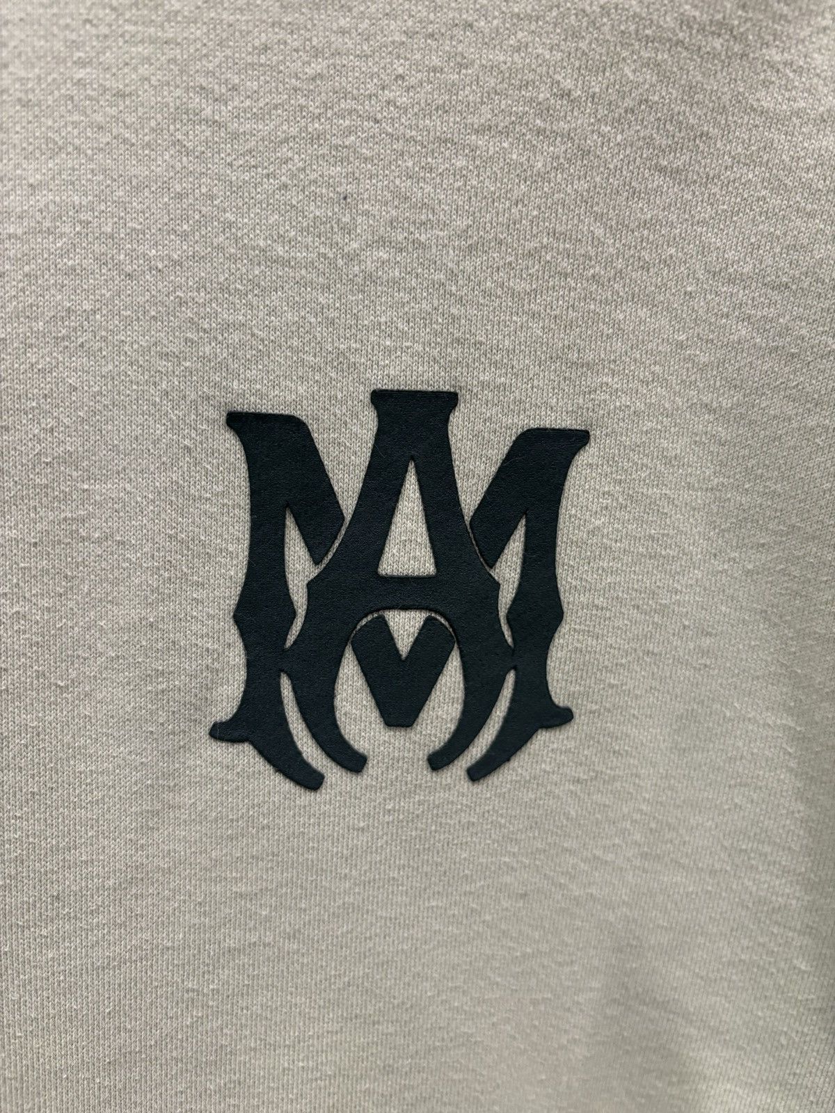 Amiri Amiri MA Logo Hoodie Sage Green Size: XL Size US XL / EU 56 / 4 - 2 Thumbnail