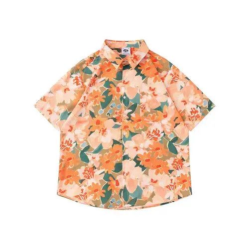 Other Floral Short Sleeve Button Up Shirt Size US M / EU 48-50 / 2 - 1 Thumbnail