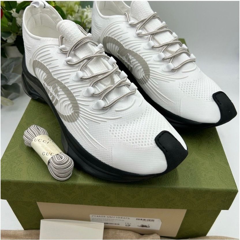 Gucci Gucci interlocking G run trainer size 12.5 made in Italy Size US 13 / EU 46 - 1 Thumbnail