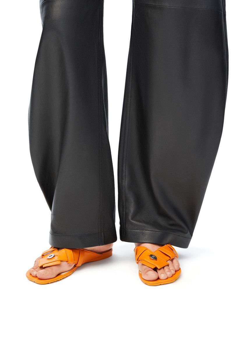 Loewe o1in1g0526 Toy Panta Toe Post Sandals in Orange Size US 11 / IT 41 - 2 Thumbnail