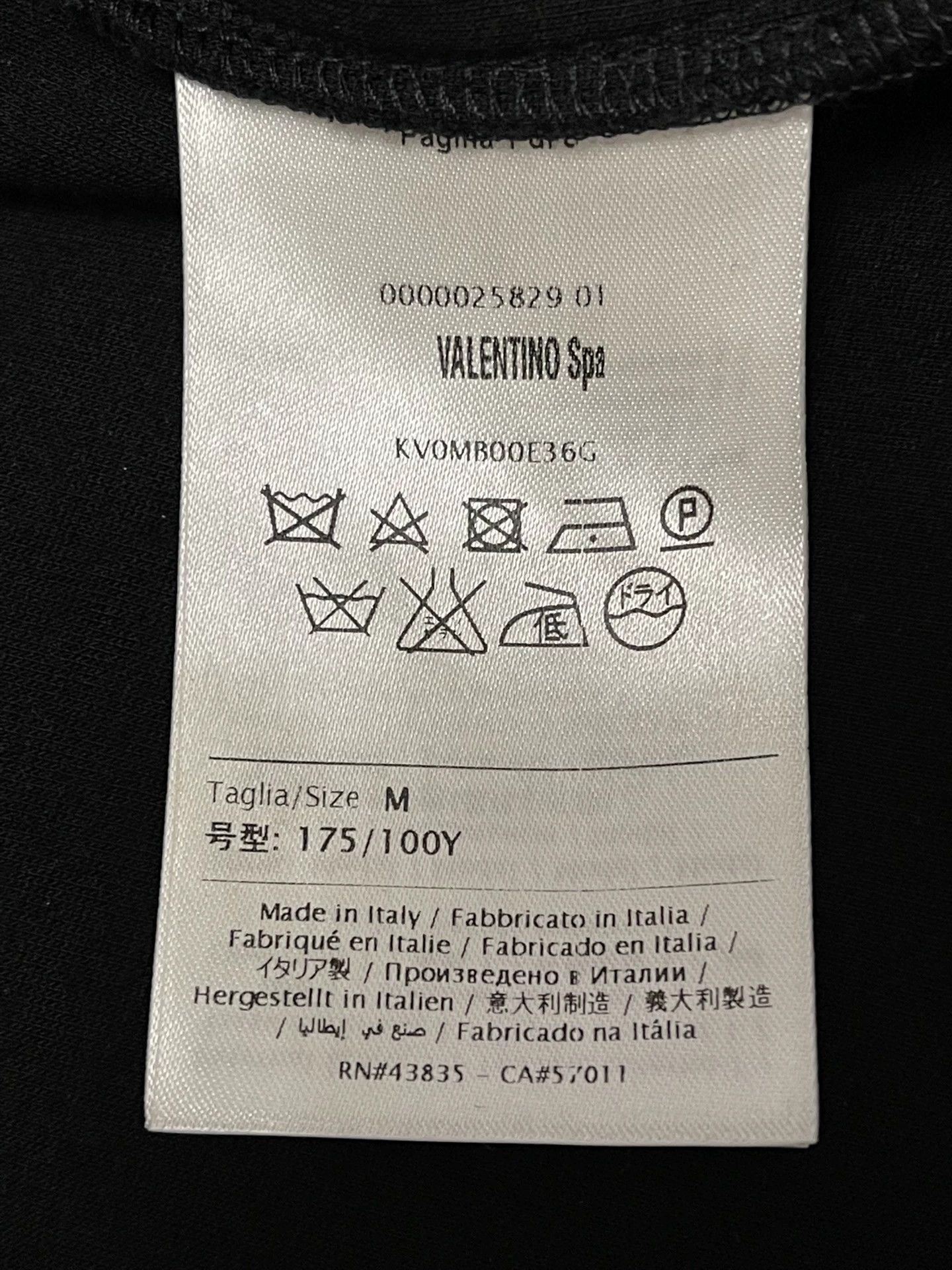 Valentino Valentino VLTN Butterfly Show Jacket Men's M Black Size US M / EU 48-50 / 2 - 6 Thumbnail