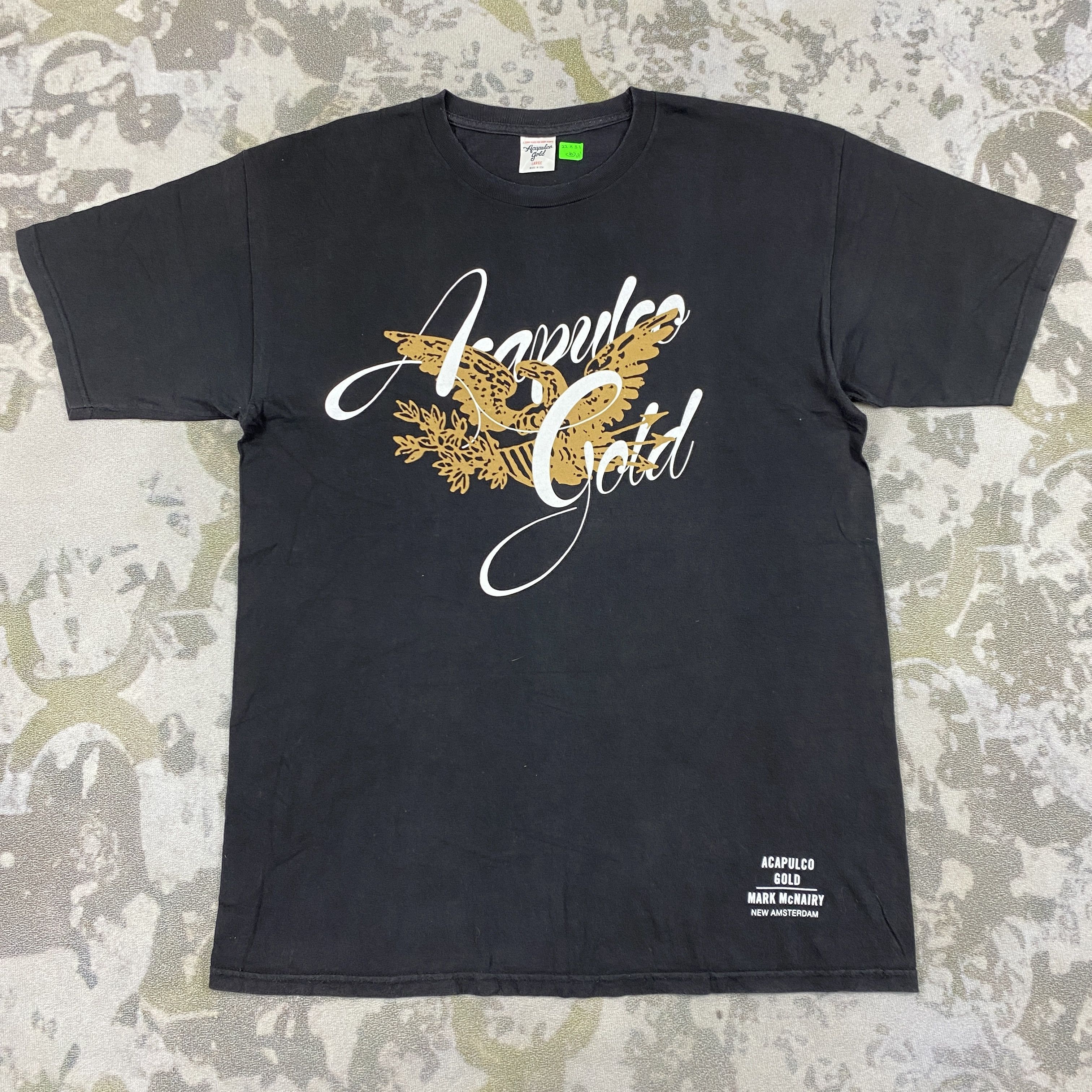 image of Vintage Acapulco Gold Mark Mcnairyn Tshirt - B081 in Black, Men's (Size Large)
