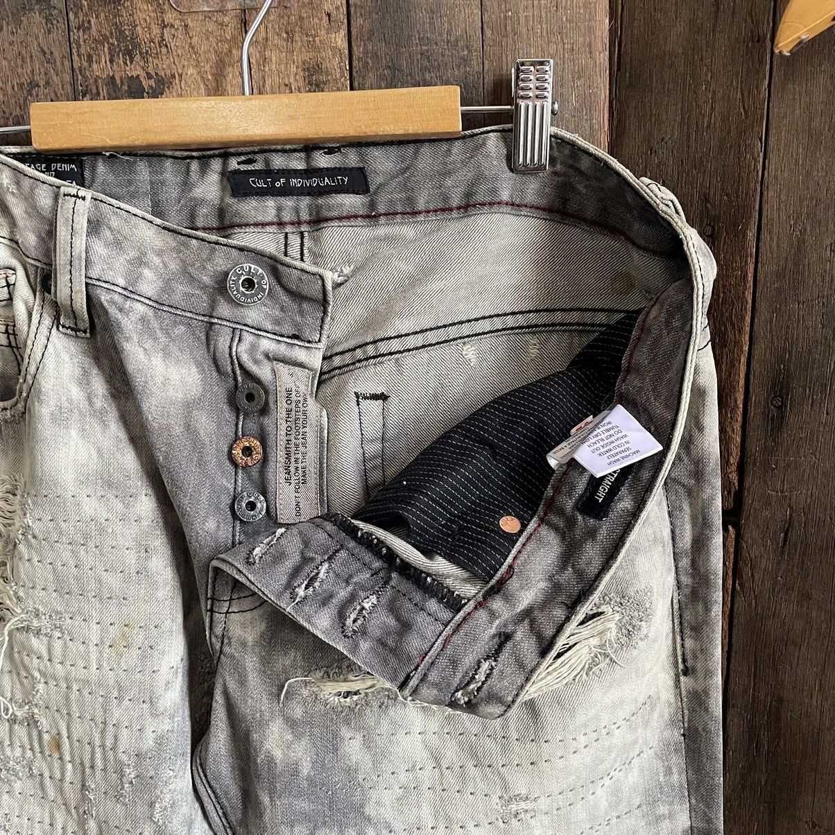 Cult Of Individuality Cult of Individuality Boro Denim Jeans Size US 32 / EU 48 - 4 Thumbnail